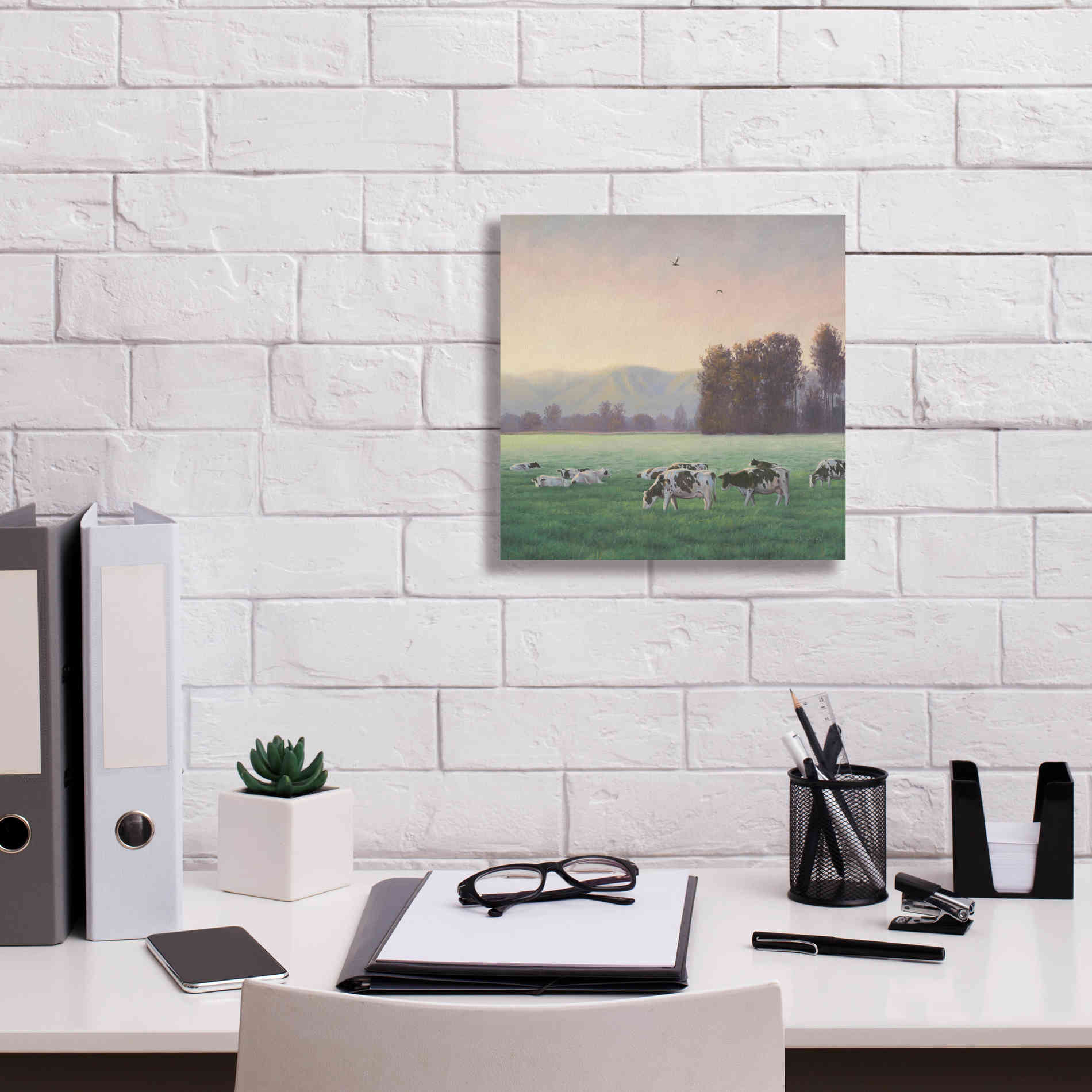 'Farm Life V' by James Wiens, Canvas Wall Art,12 x 12