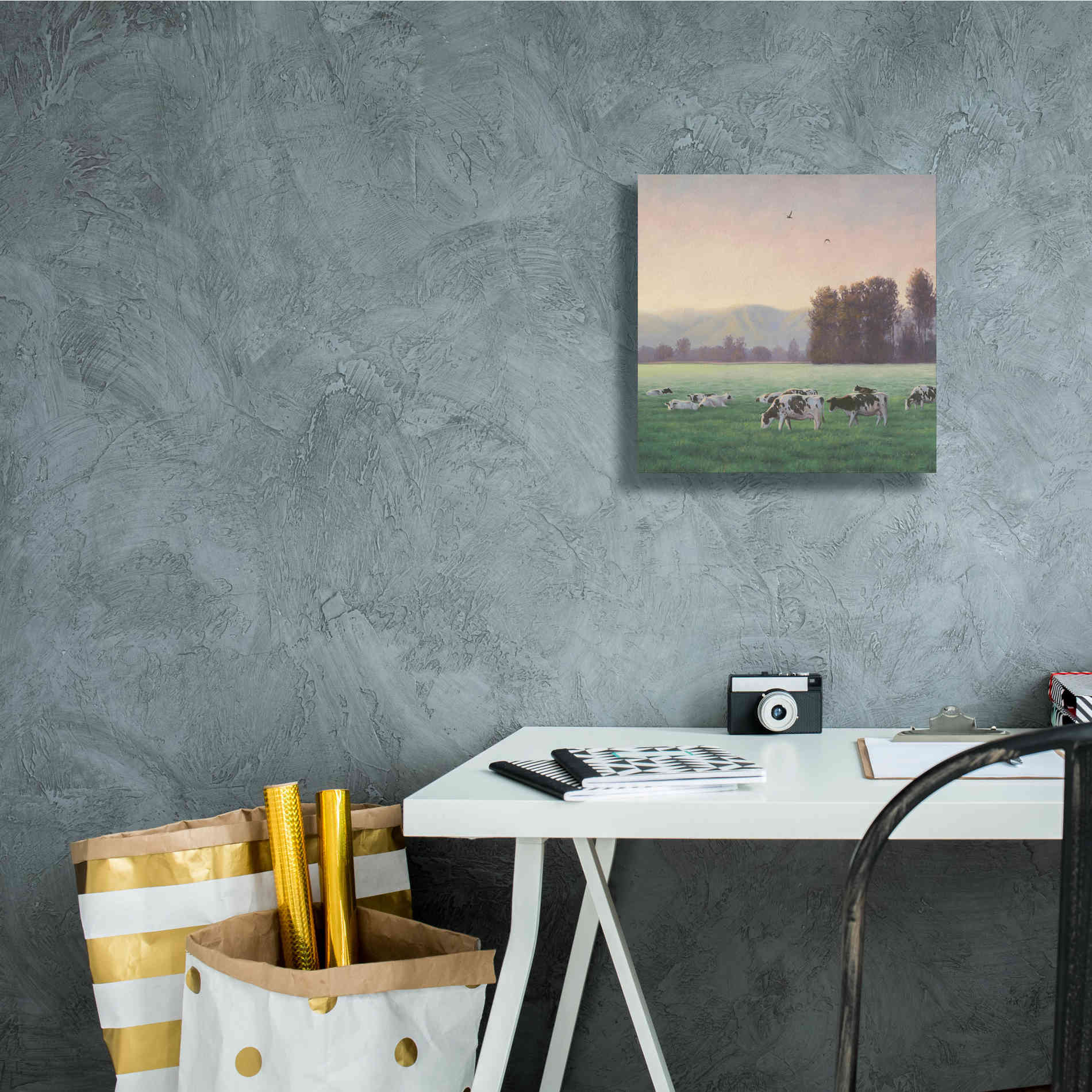'Farm Life V' by James Wiens, Canvas Wall Art,12 x 12
