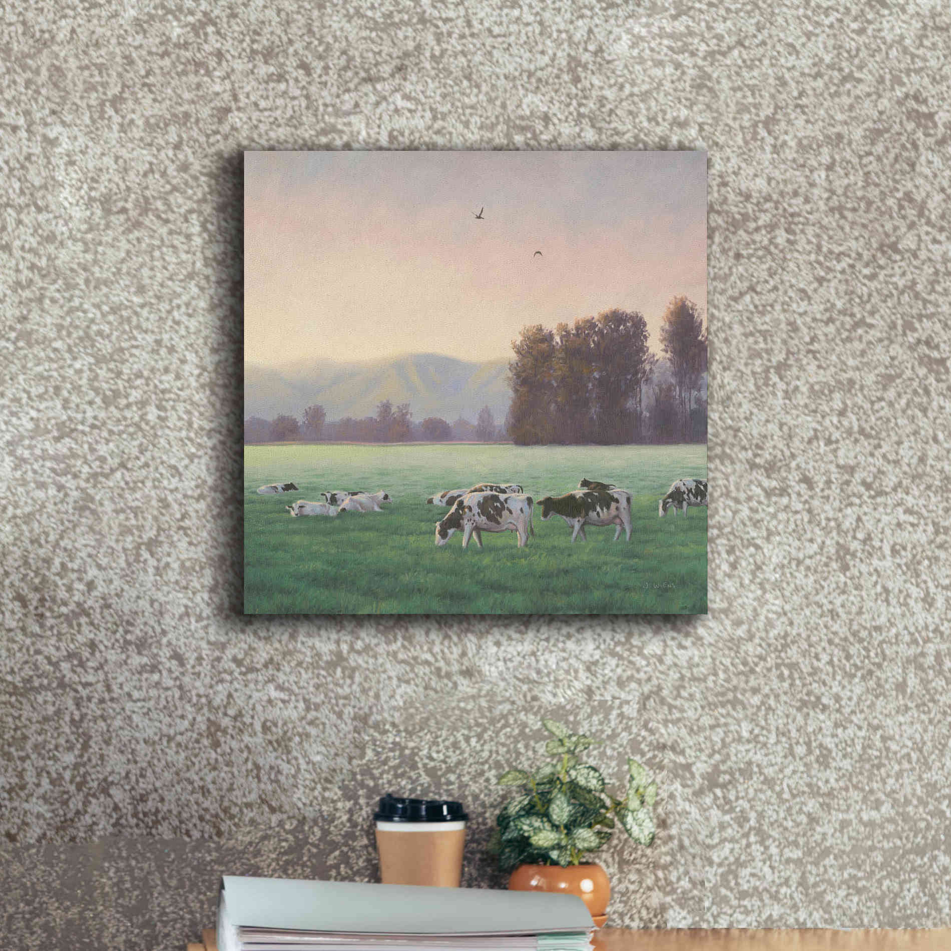 'Farm Life V' by James Wiens, Canvas Wall Art,18 x 18
