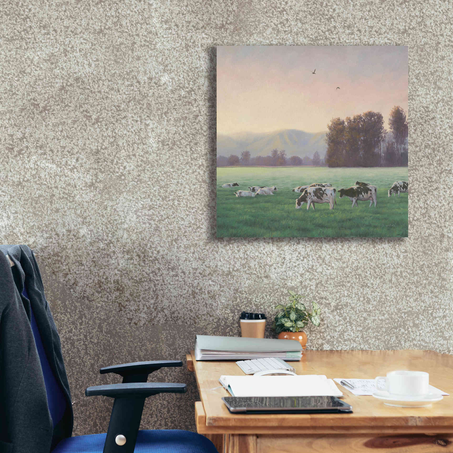 'Farm Life V' by James Wiens, Canvas Wall Art,26 x 26