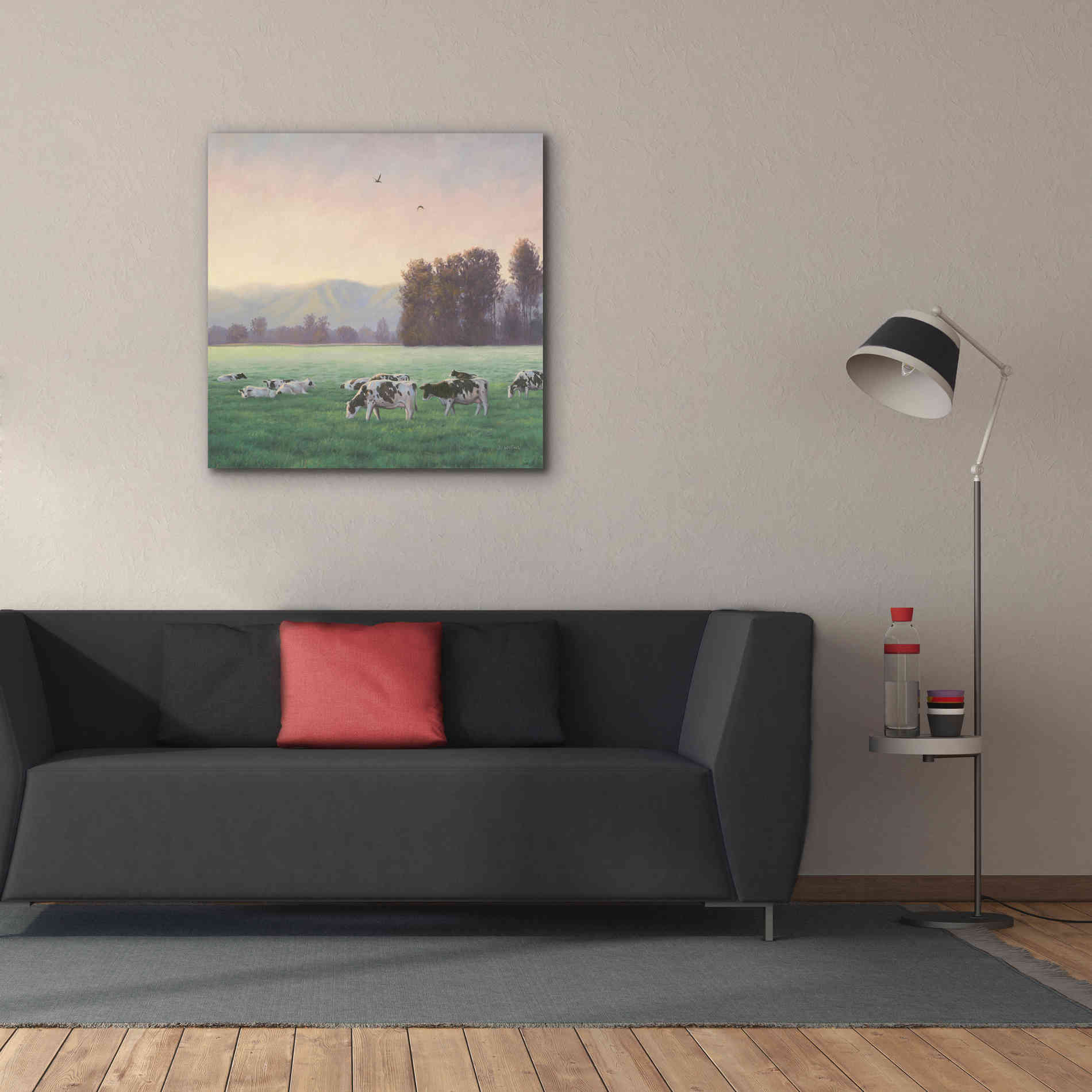 'Farm Life V' by James Wiens, Canvas Wall Art,37 x 37