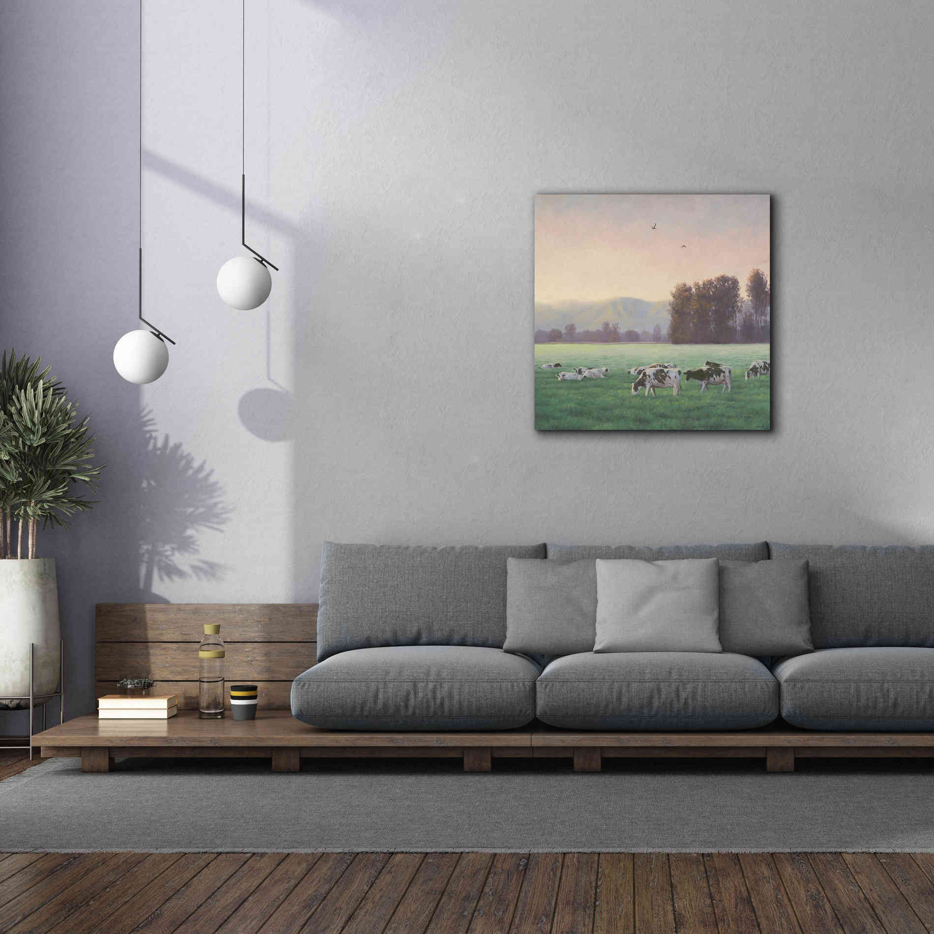 'Farm Life V' by James Wiens, Canvas Wall Art,37 x 37