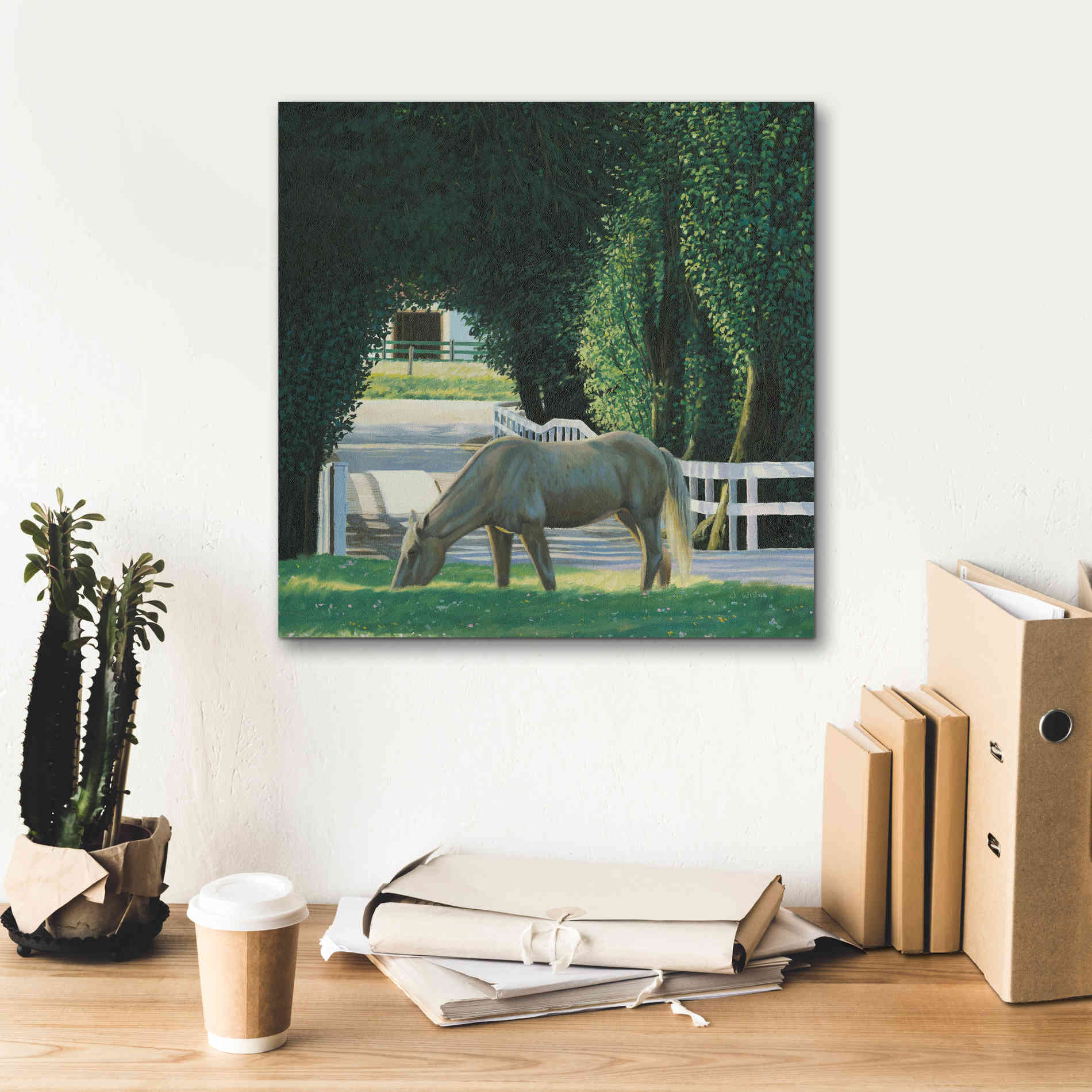 'Farm Life VI' by James Wiens, Canvas Wall Art,18 x 18