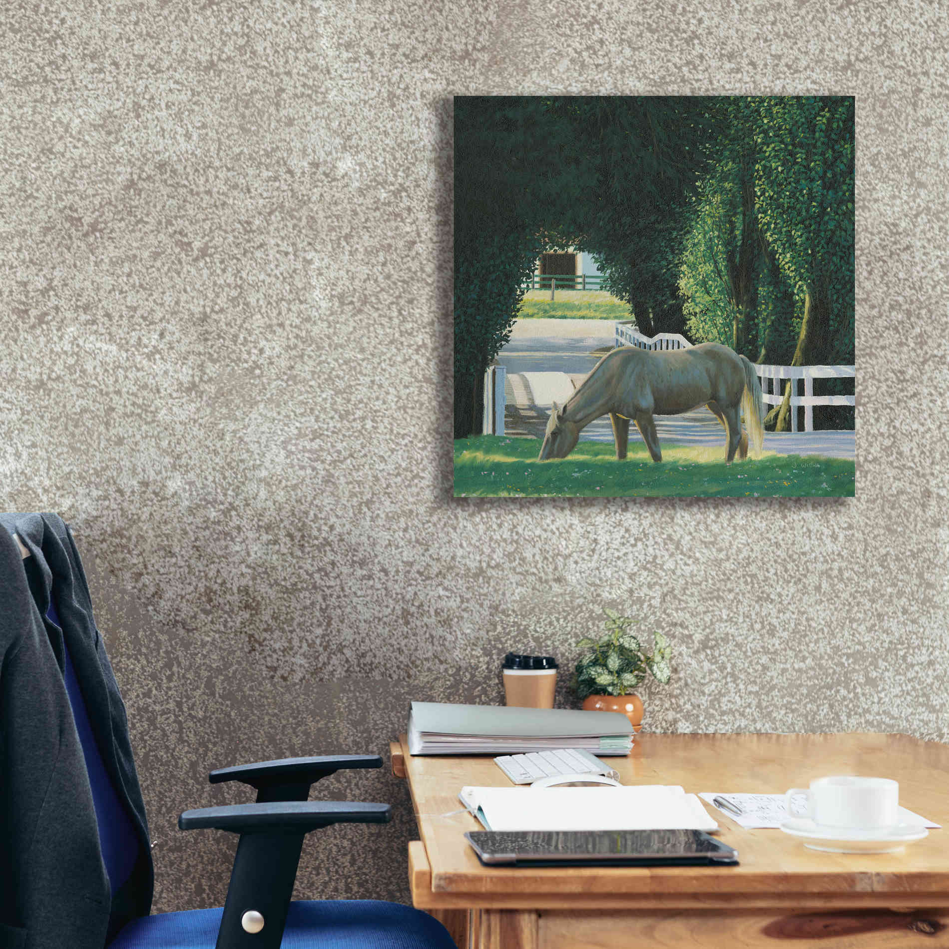 'Farm Life VI' by James Wiens, Canvas Wall Art,26 x 26