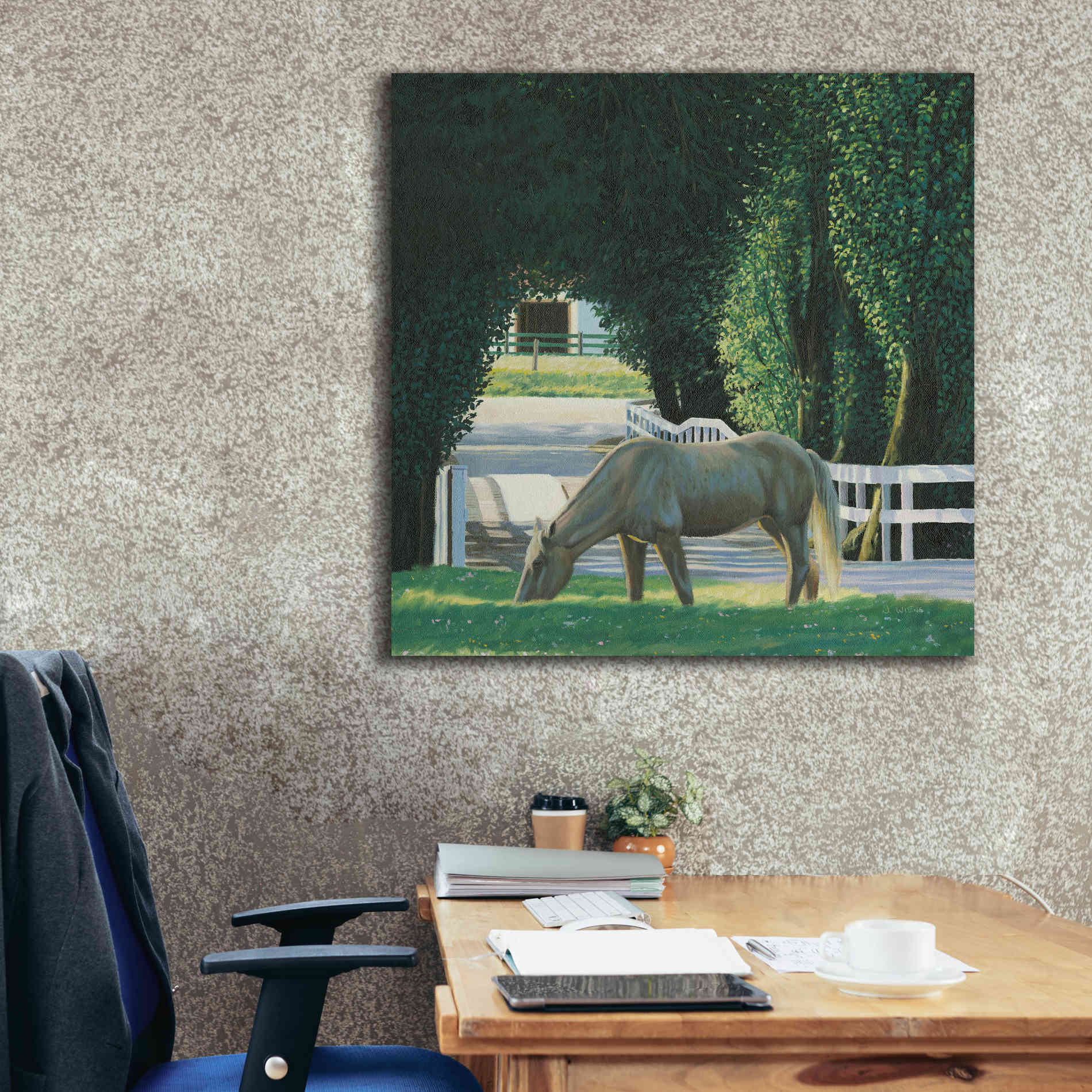 'Farm Life VI' by James Wiens, Canvas Wall Art,37 x 37