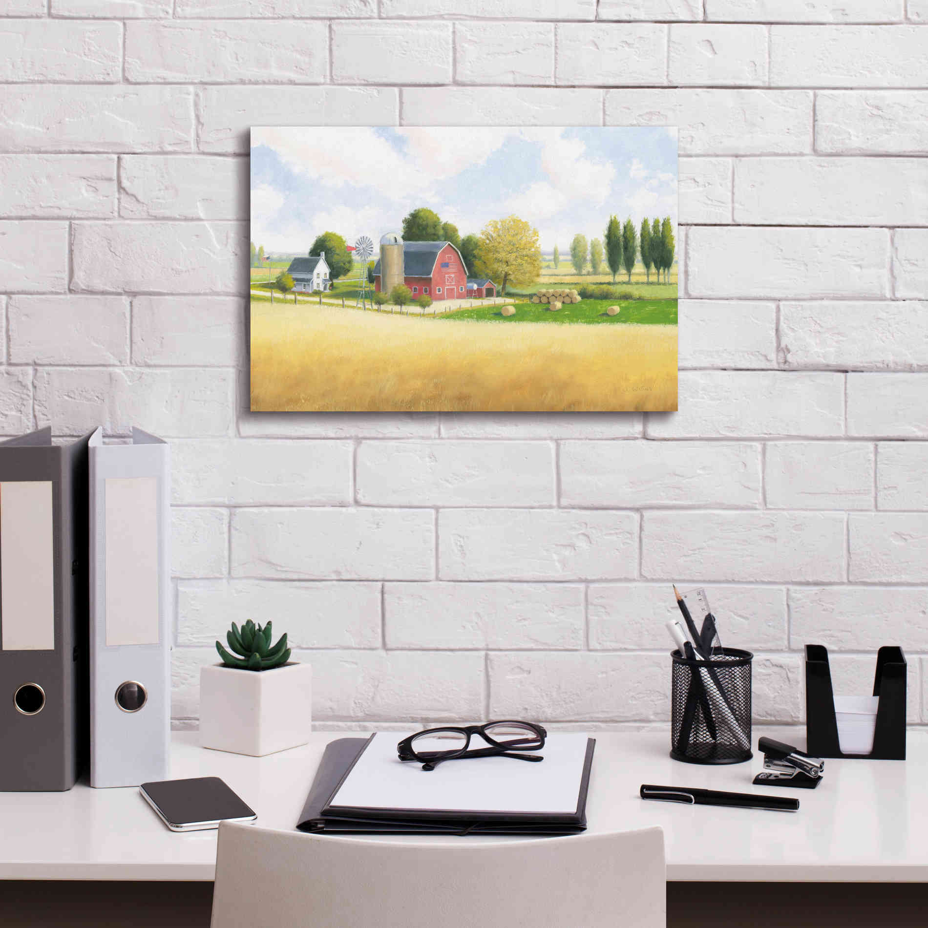 'Land of the Brave' by James Wiens, Canvas Wall Art,18 x 12