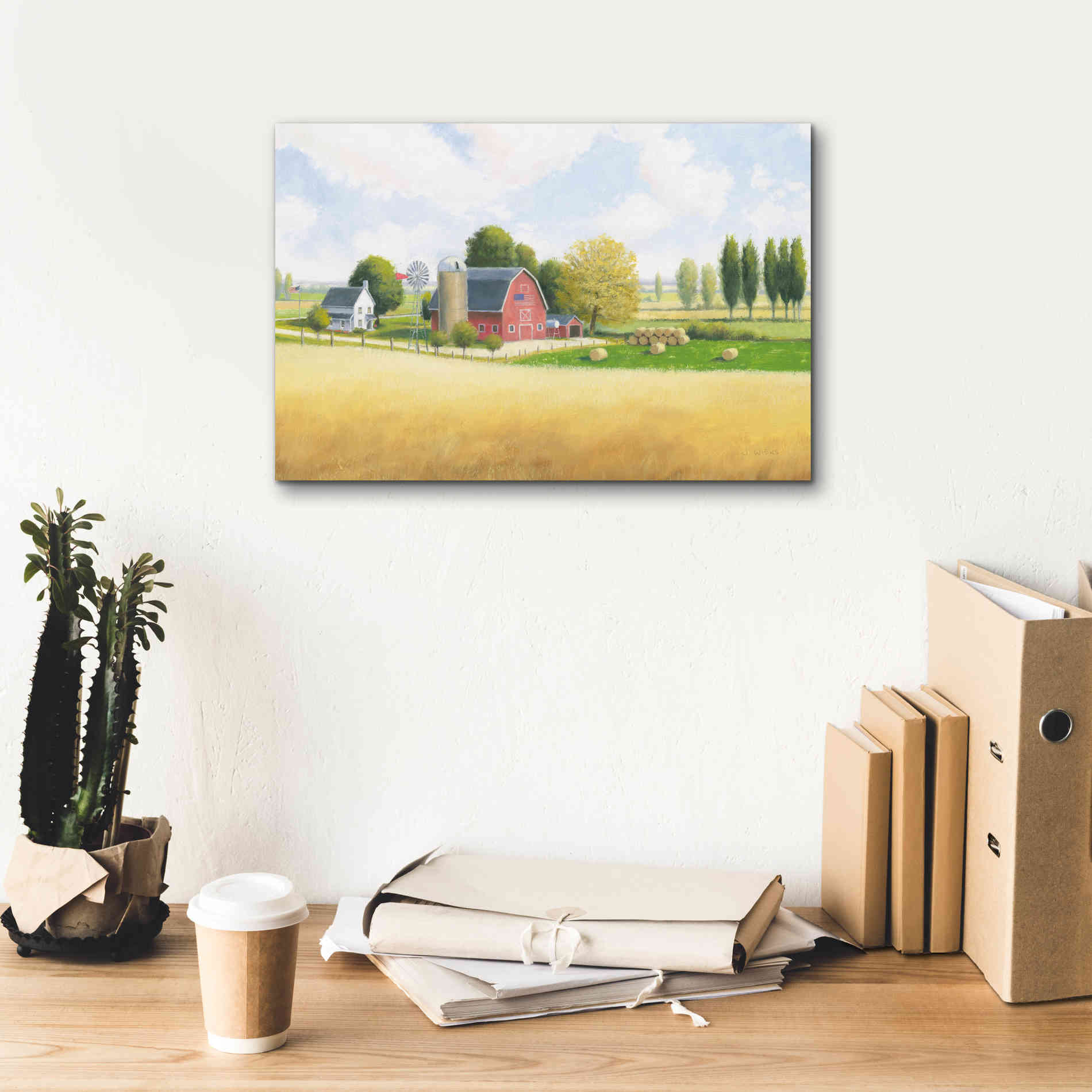 'Land of the Brave' by James Wiens, Canvas Wall Art,18 x 12