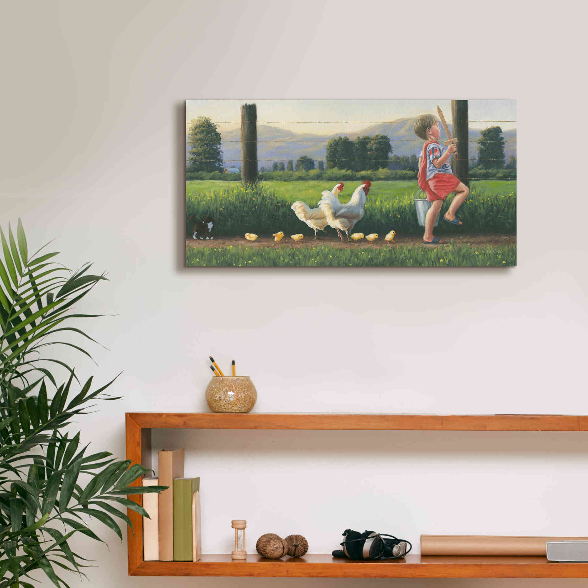 'Fearless Leader' by James Wiens, Canvas Wall Art,24 x 12