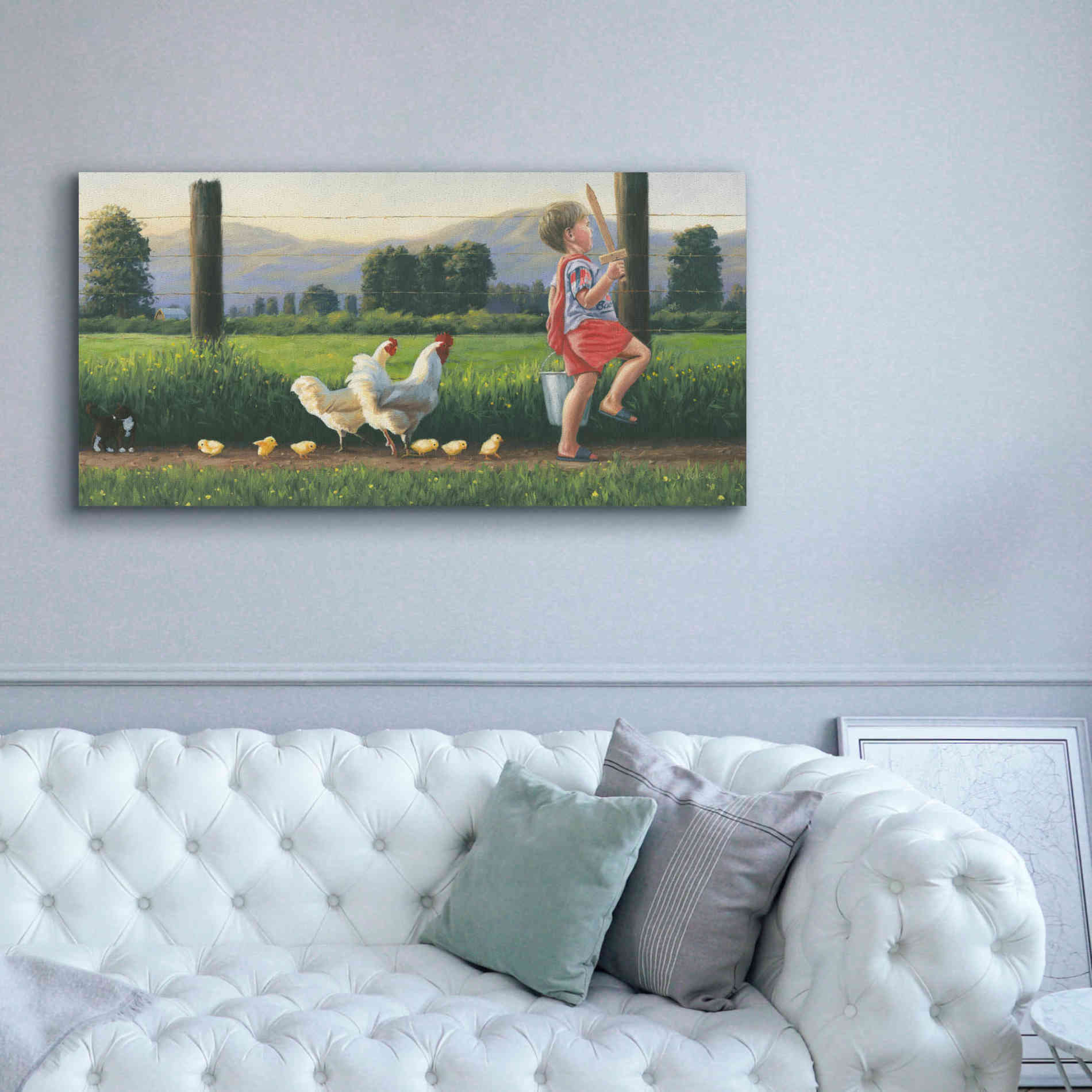 'Fearless Leader' by James Wiens, Canvas Wall Art,60 x 30