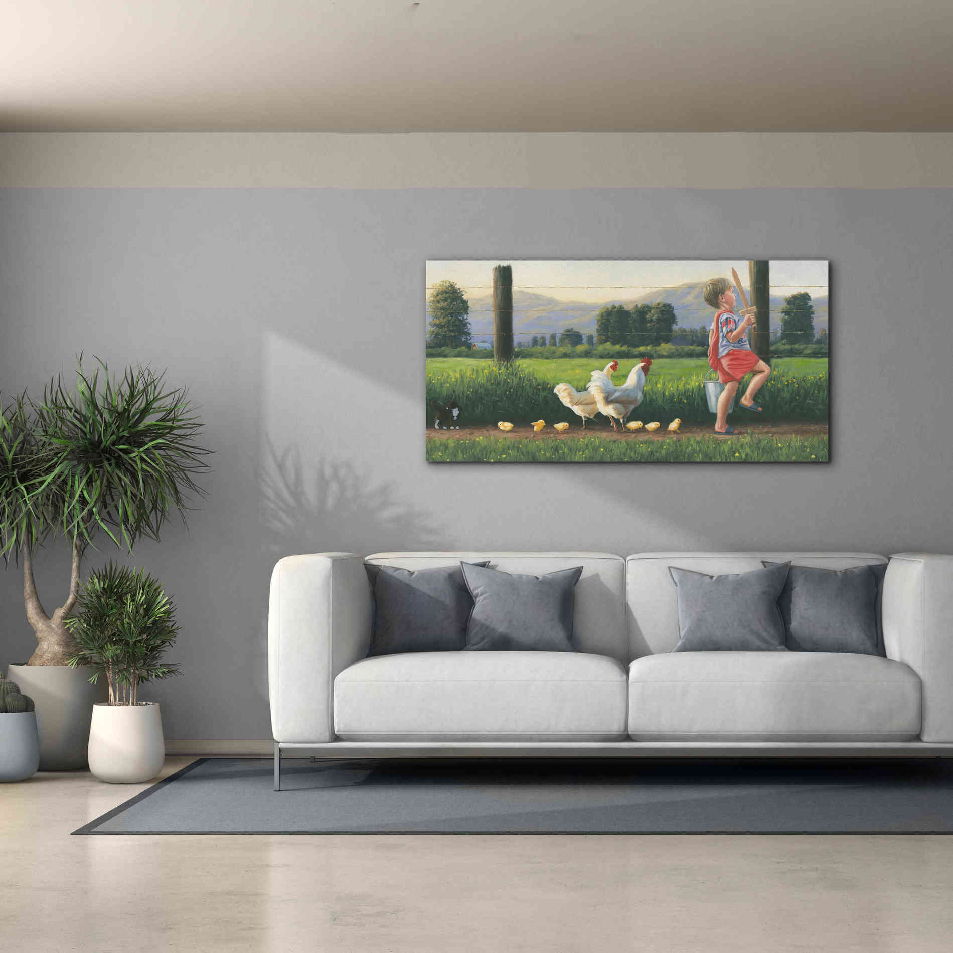 'Fearless Leader' by James Wiens, Canvas Wall Art,60 x 30