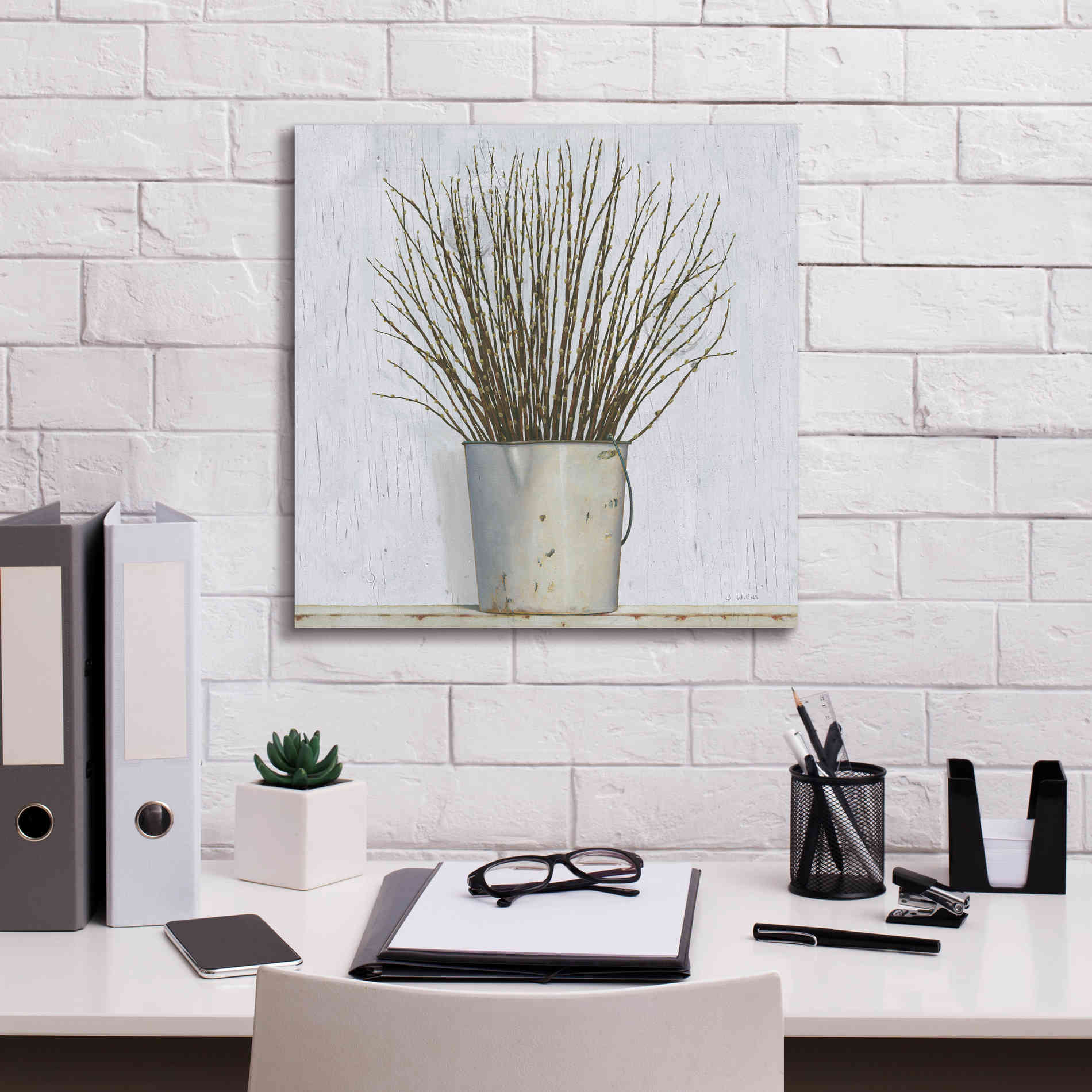 'Early Spring' by James Wiens, Canvas Wall Art,18 x 18