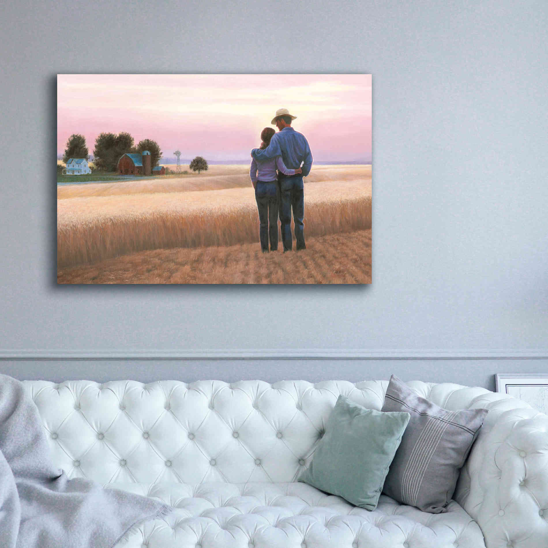 'Family Farm' by James Wiens, Canvas Wall Art,60 x 40
