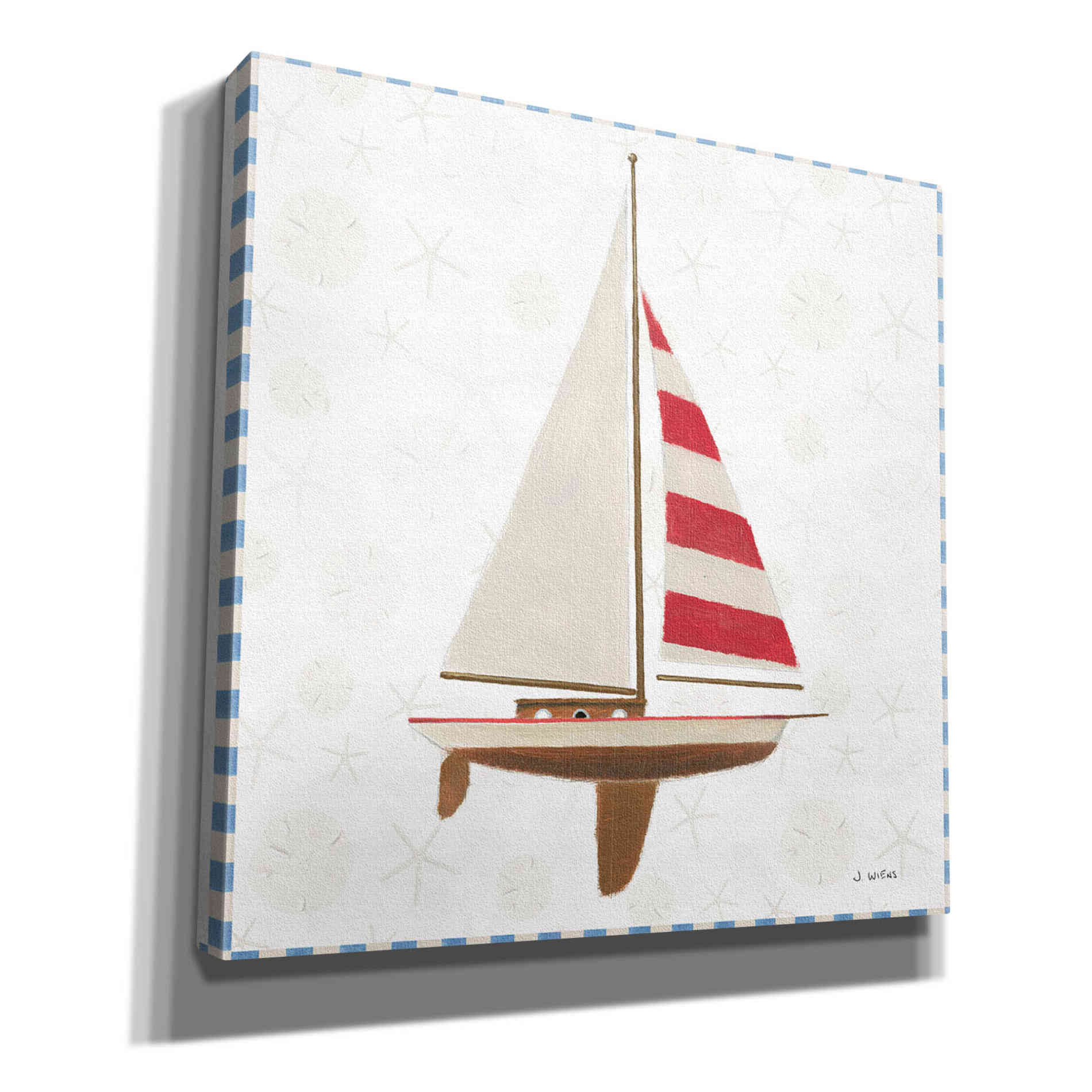 'Beach Days IV' by James Wiens, Canvas Wall Art,12x12x1.1x0,18x18x1.1x0,26x26x1.74x0,37x37x1.74x0