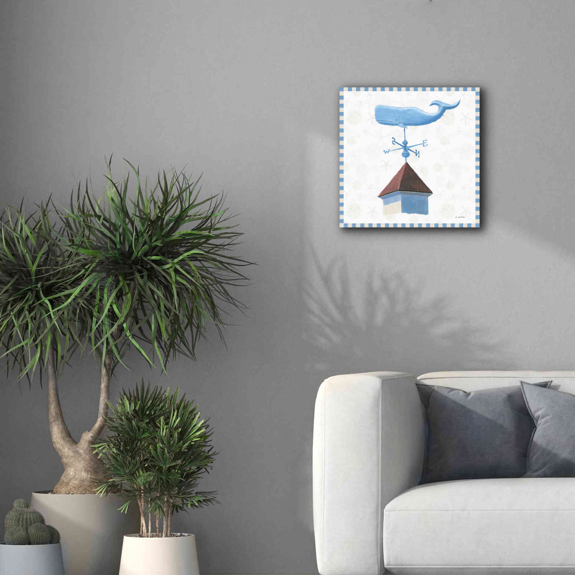 'Beach Days V' by James Wiens, Canvas Wall Art,18 x 18