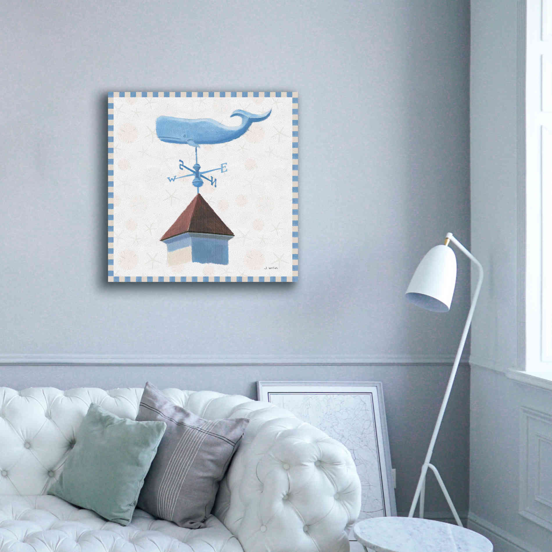 'Beach Days V' by James Wiens, Canvas Wall Art,37 x 37