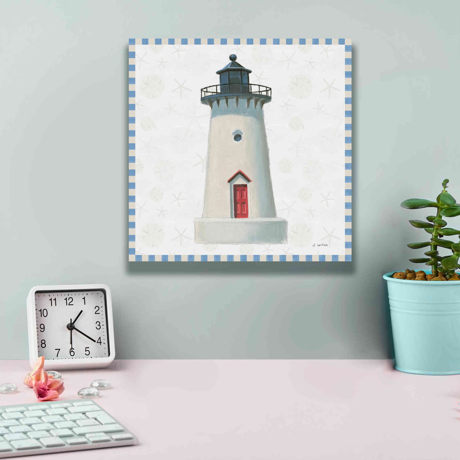 'Beach Days VI' by James Wiens, Canvas Wall Art,12 x 12