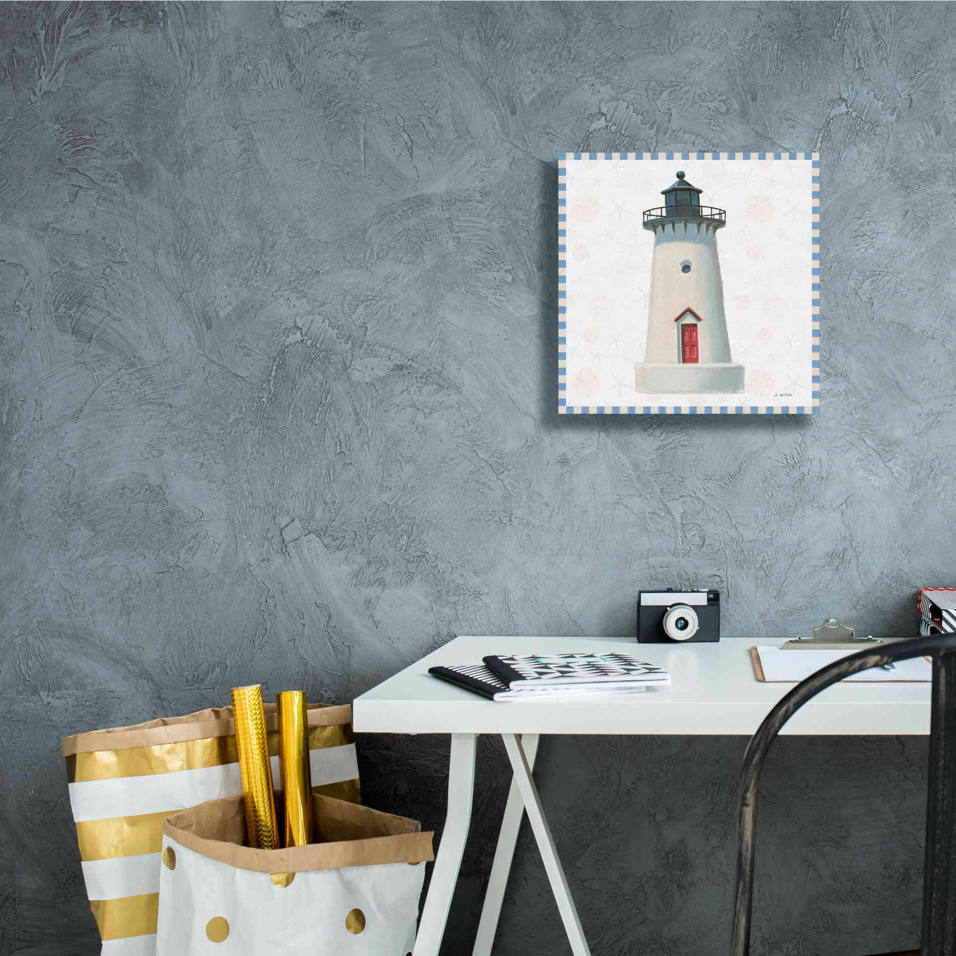 'Beach Days VI' by James Wiens, Canvas Wall Art,12 x 12