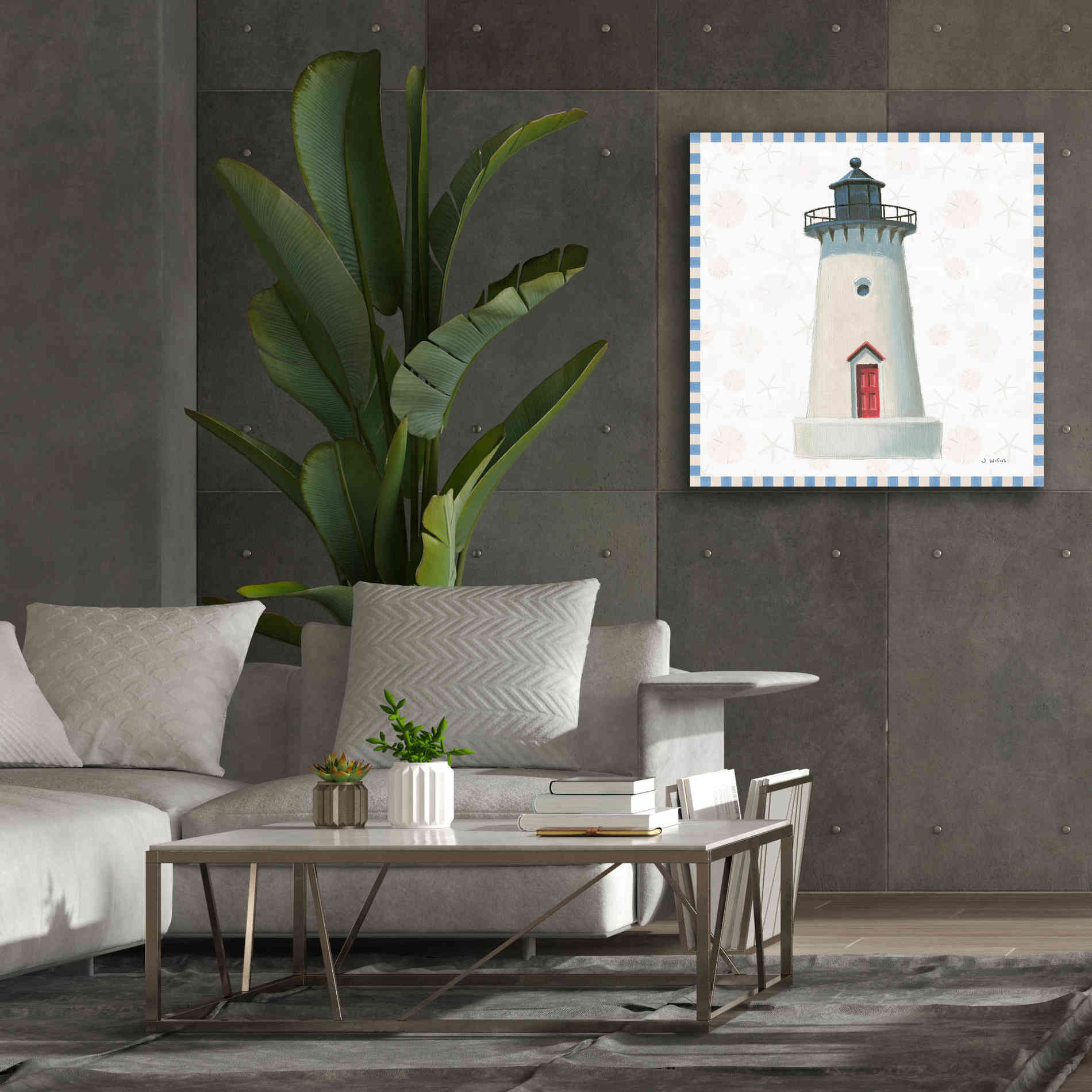 'Beach Days VI' by James Wiens, Canvas Wall Art,37 x 37