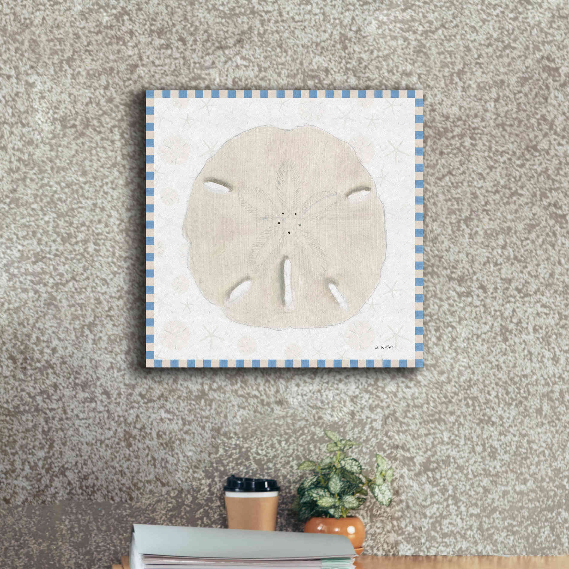 'Beach Days VII' by James Wiens, Canvas Wall Art,18 x 18