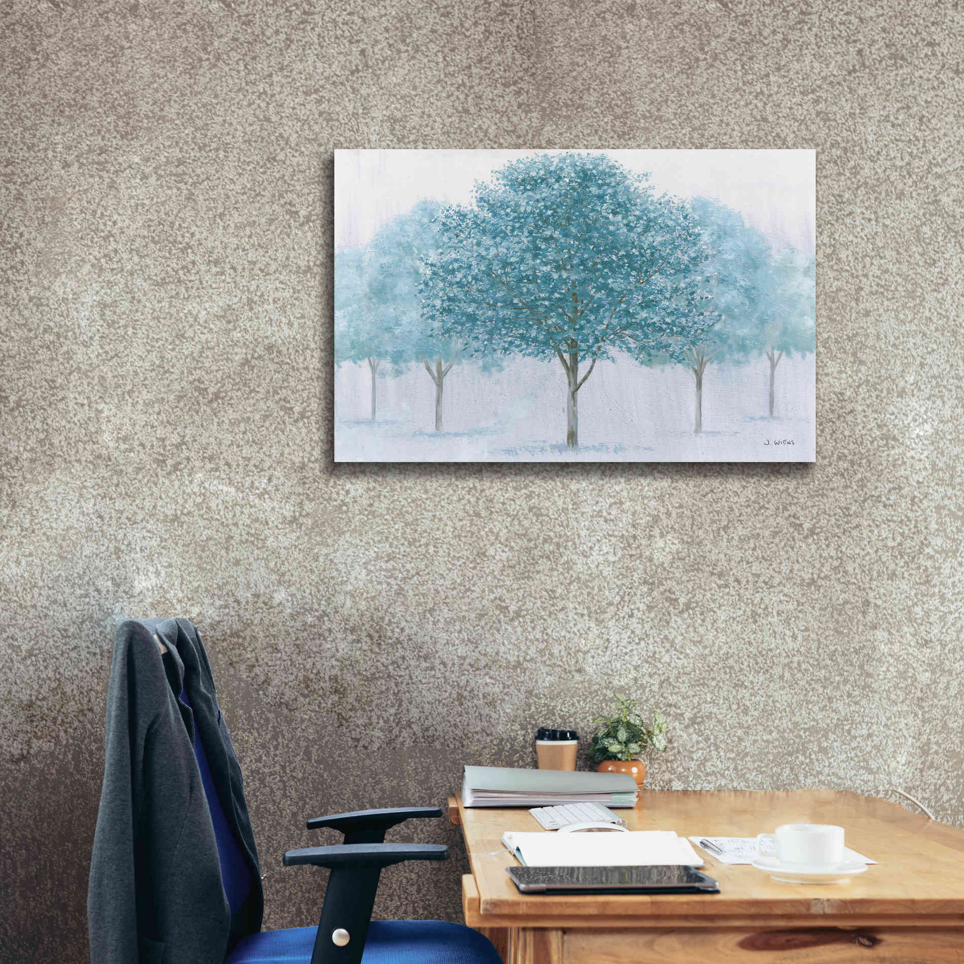 'Peaceful Grove' by James Wiens, Canvas Wall Art,40 x 26