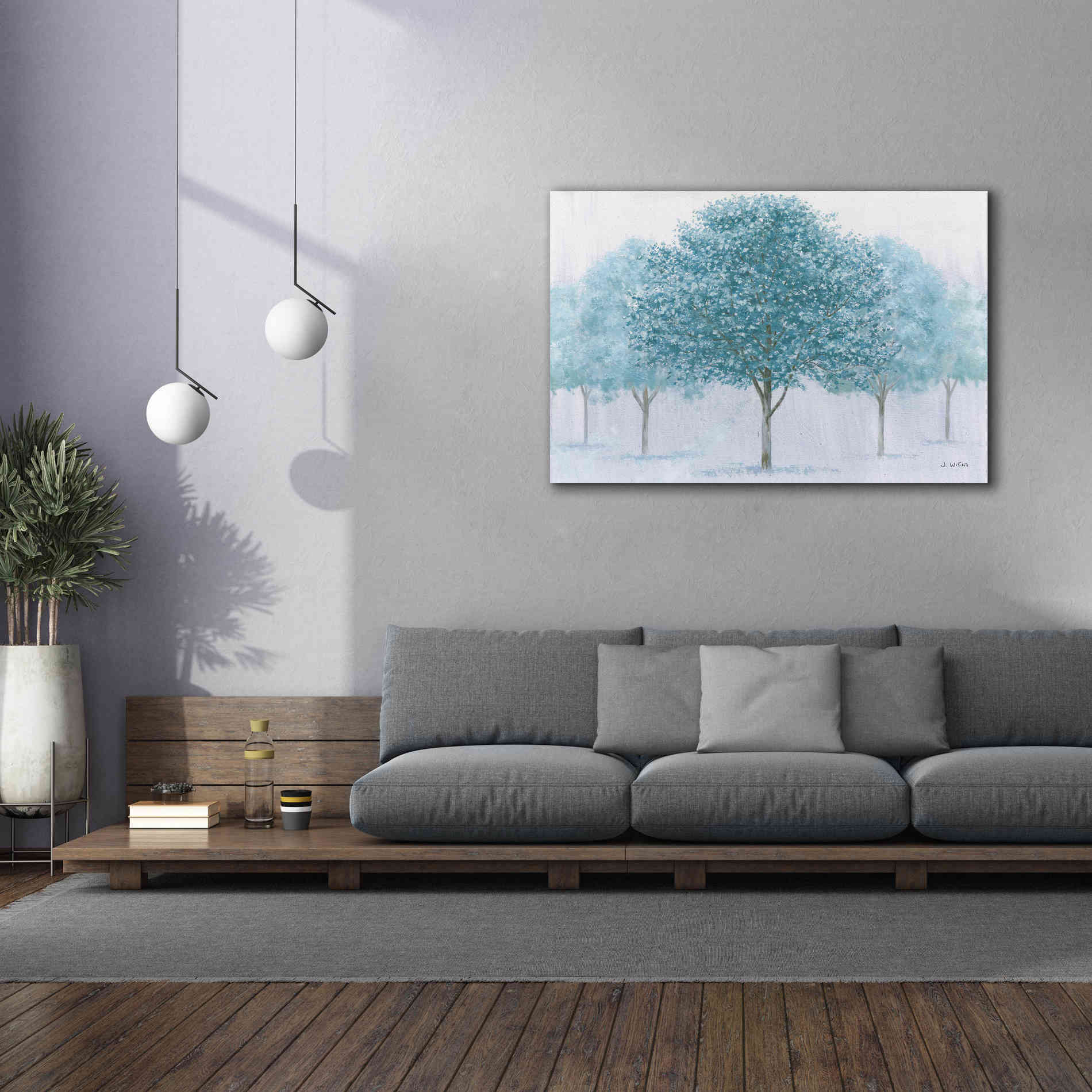 'Peaceful Grove' by James Wiens, Canvas Wall Art,60 x 40