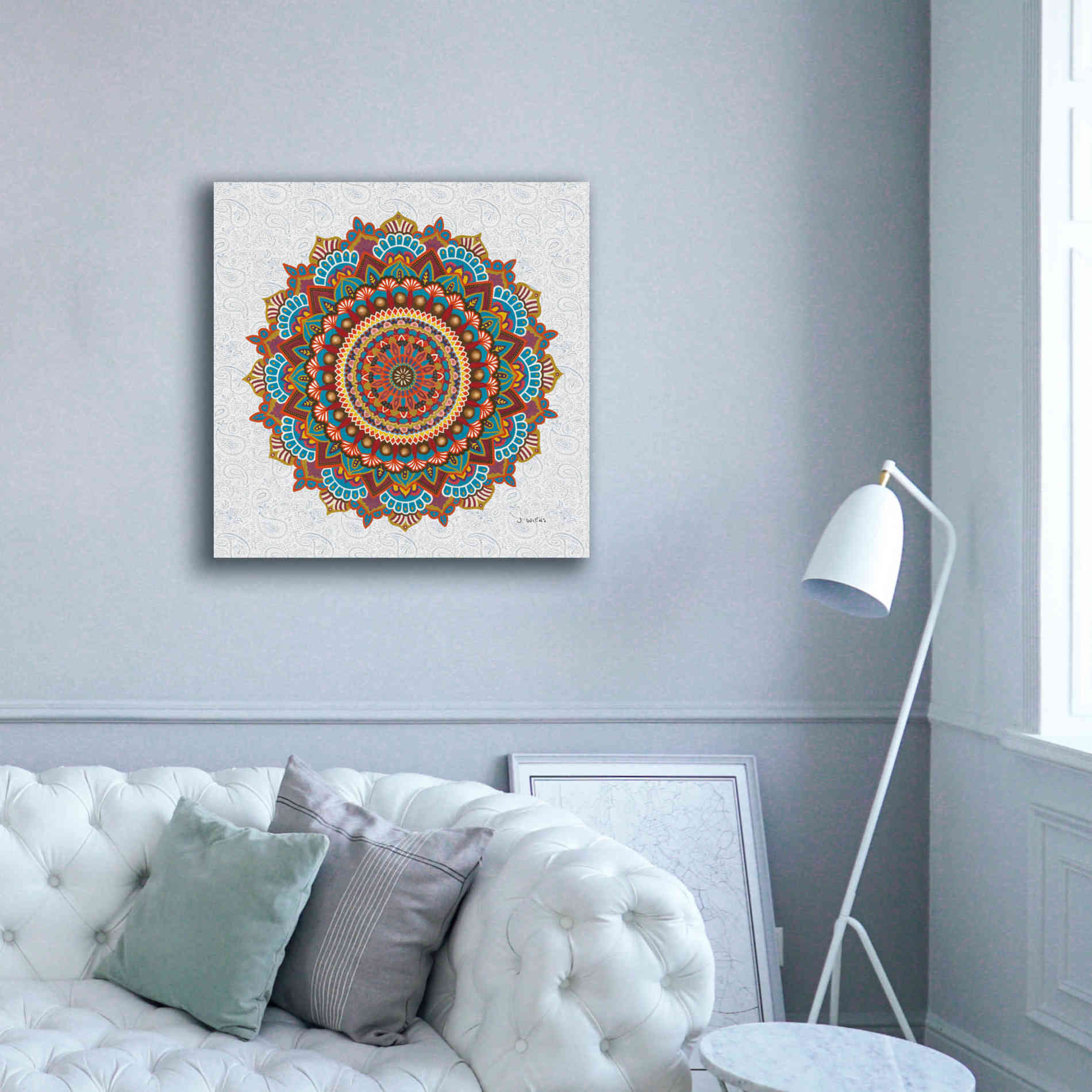 'Mandala Dream' by James Wiens, Canvas Wall Art,37 x 37