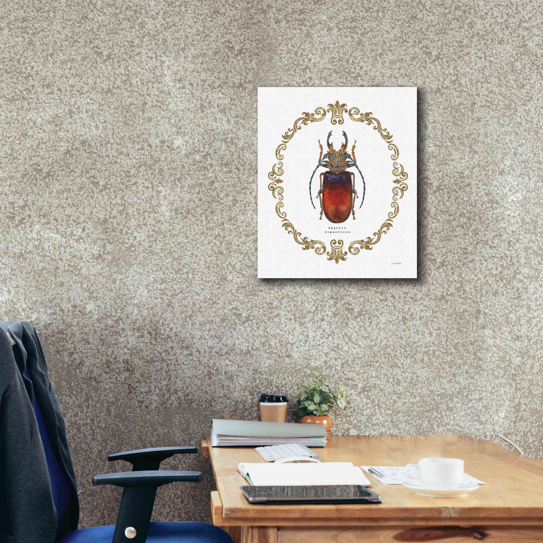 'Adorning Coleoptera I' by James Wiens, Canvas Wall Art,20 x 24