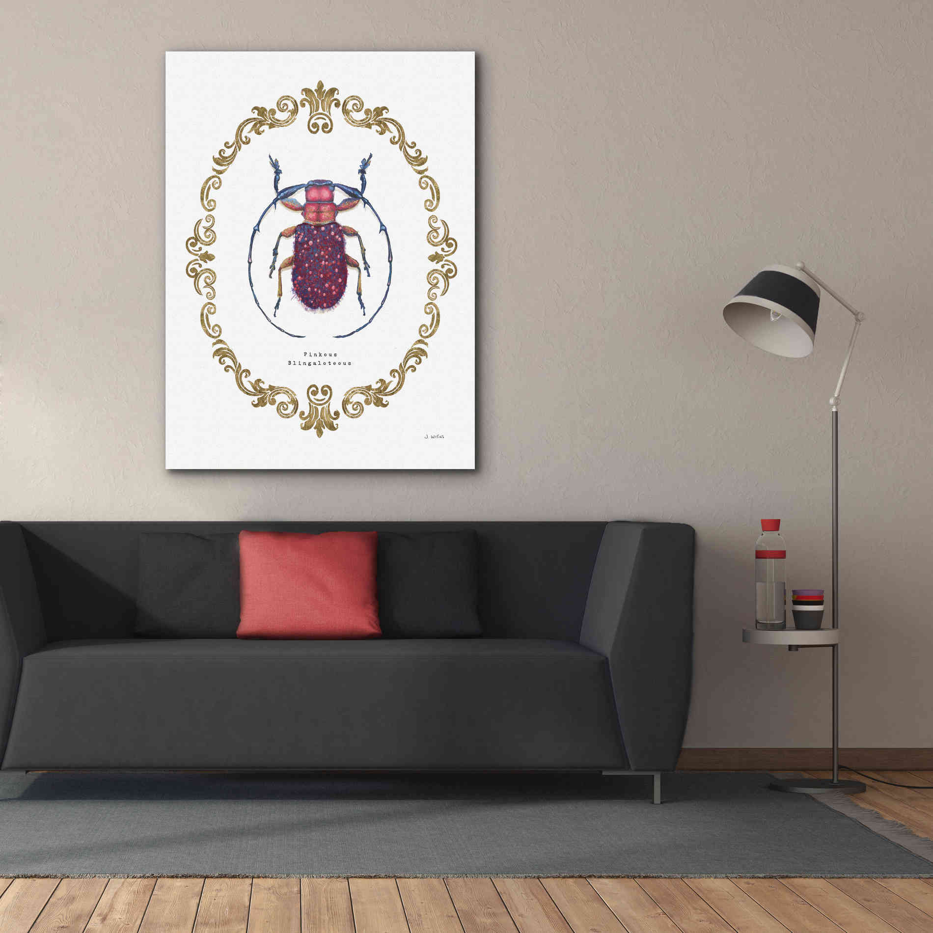 'Adorning Coleoptera II' by James Wiens, Canvas Wall Art,40 x 54