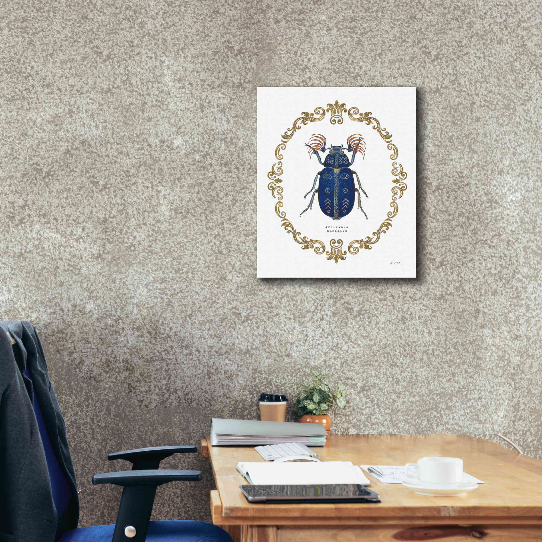 'Adorning Coleoptera III' by James Wiens, Canvas Wall Art,20 x 24