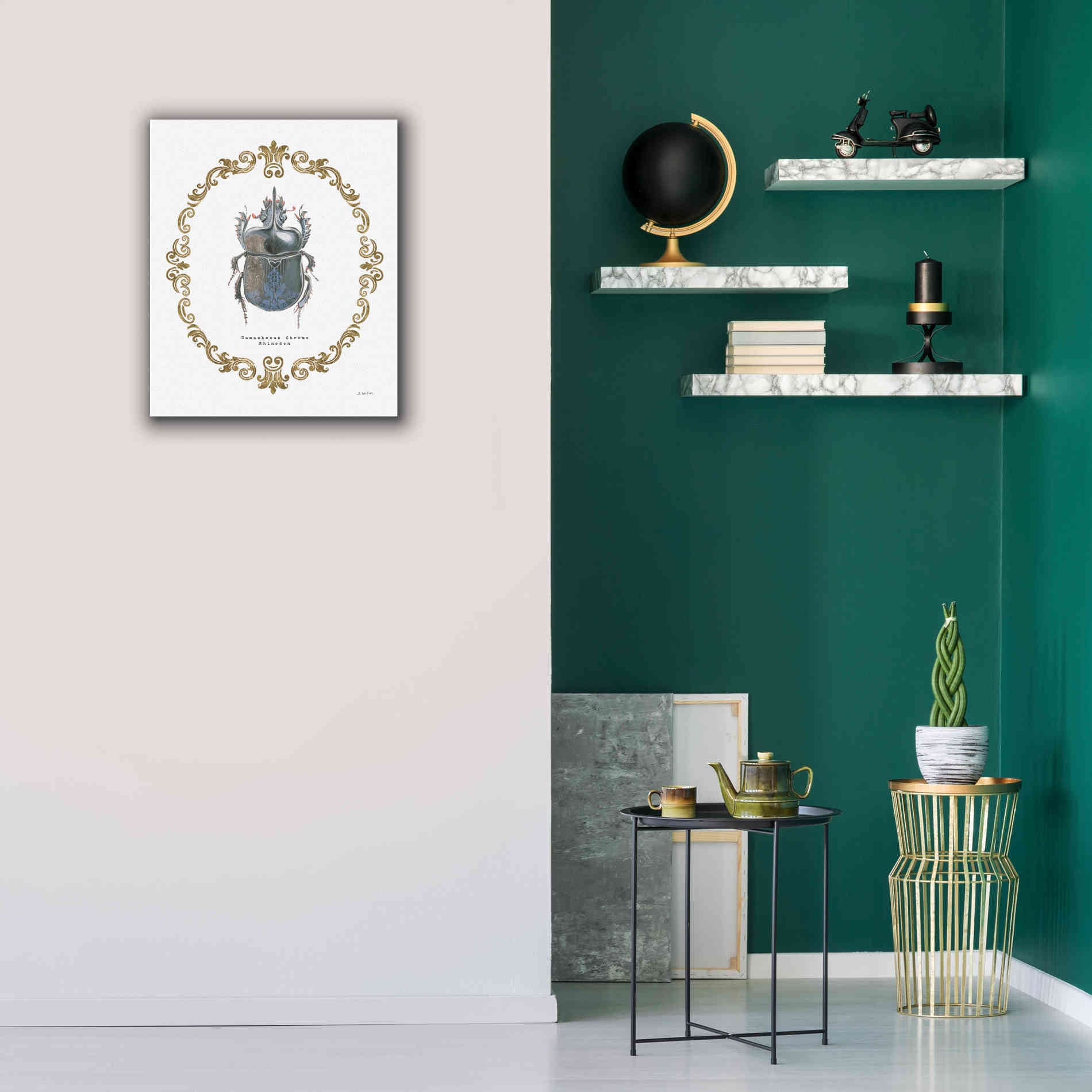 'Adorning Coleoptera IV' by James Wiens, Canvas Wall Art,20 x 24