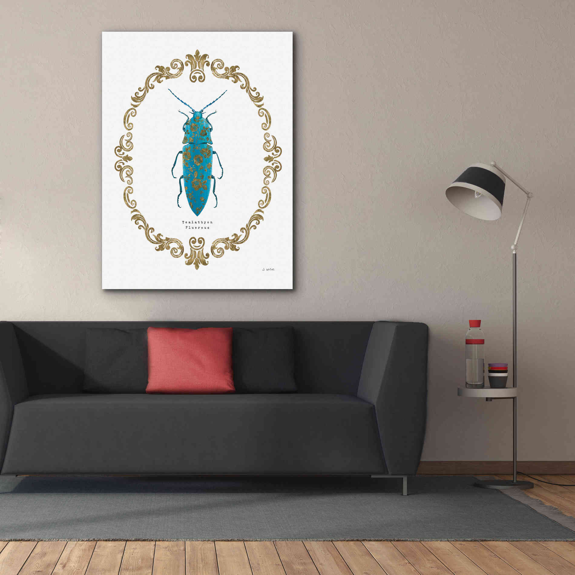 'Adorning Coleoptera VIII' by James Wiens, Canvas Wall Art,40 x 54