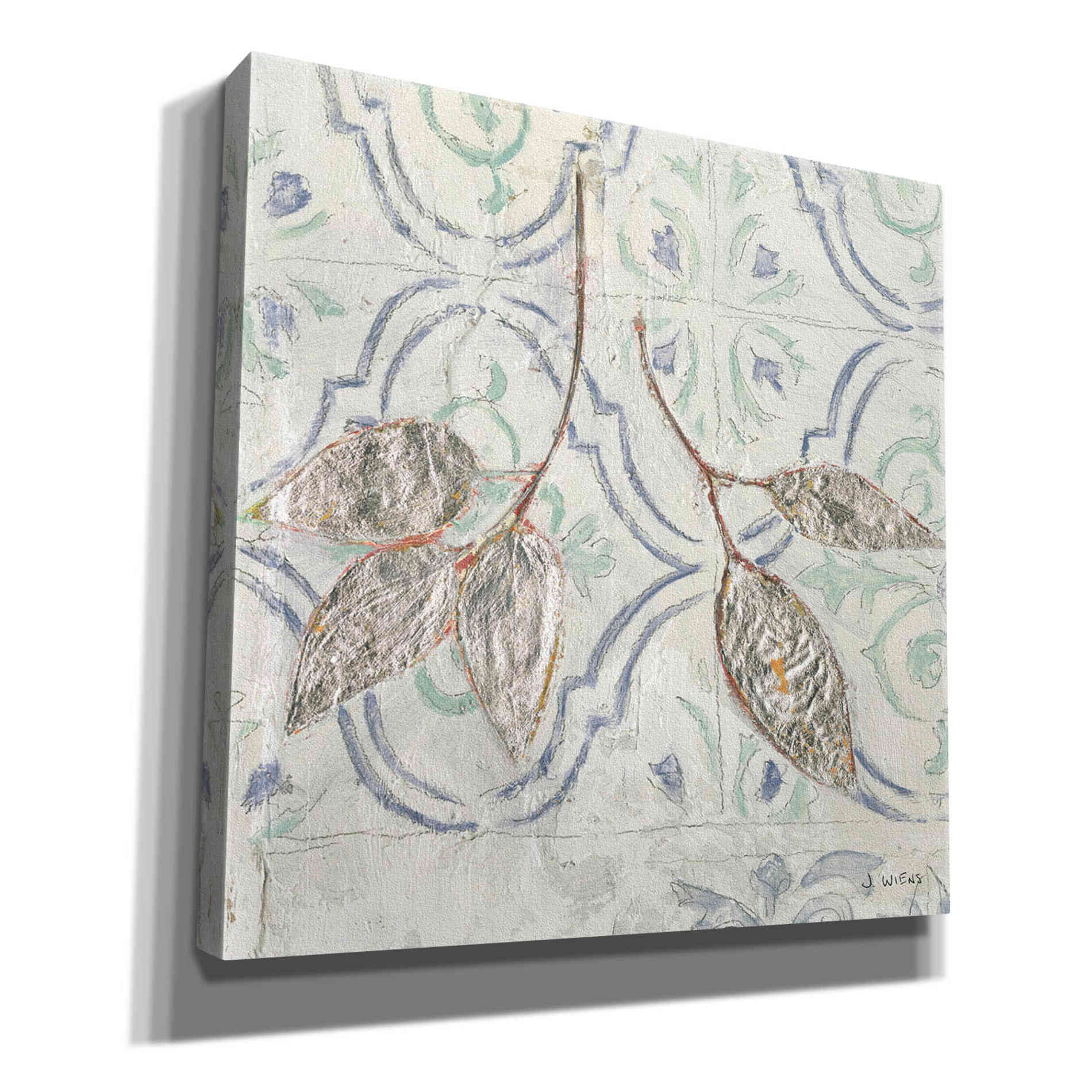 'Gracefully Blue III' by James Wiens, Canvas Wall Art,12x12x1.1x0,18x18x1.1x0,26x26x1.74x0,37x37x1.74x0