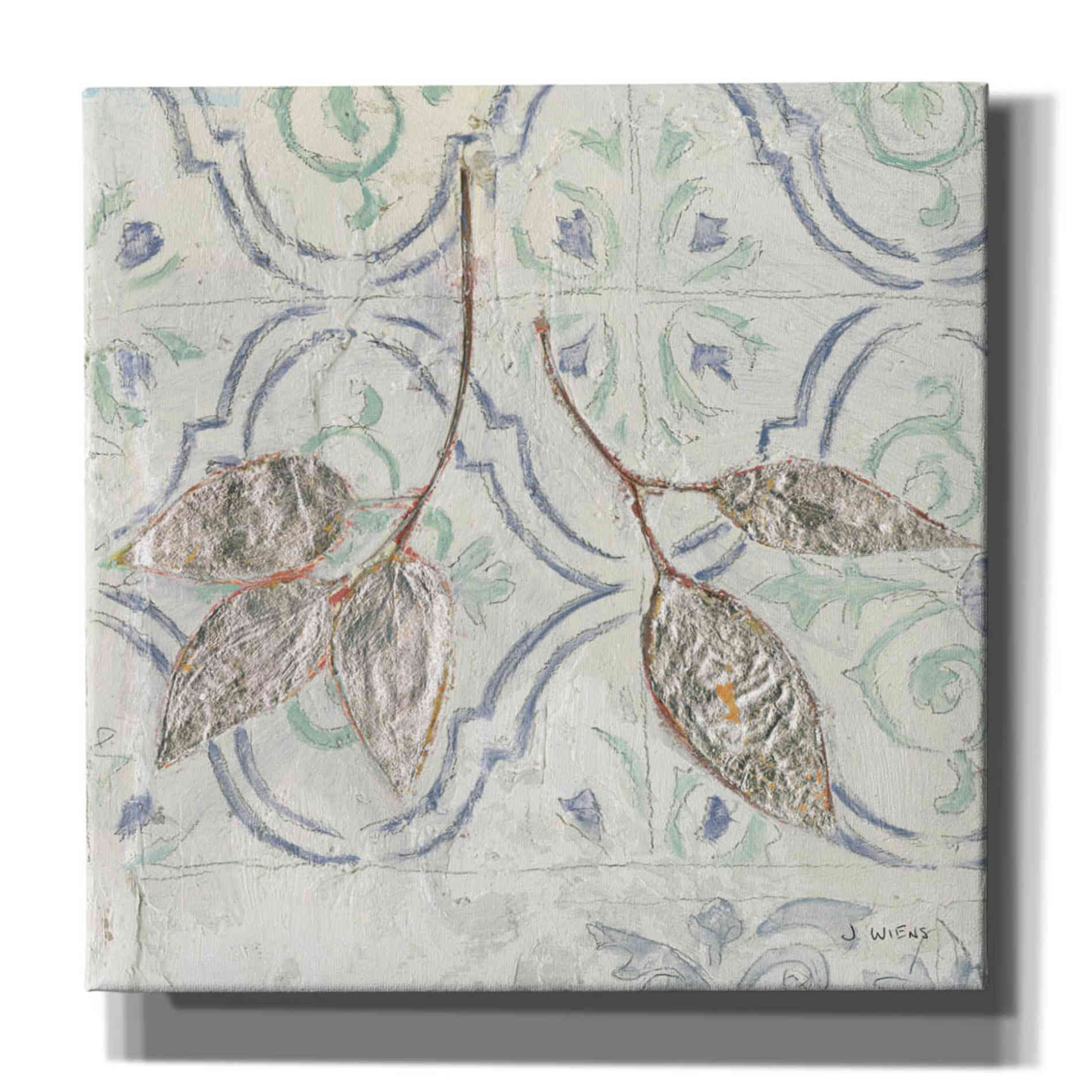 'Gracefully Blue III' by James Wiens, Canvas Wall Art,12x12x1.1x0,18x18x1.1x0,26x26x1.74x0,37x37x1.74x0