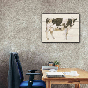 'Country Cow VII' by James Wiens, Canvas Wall Art,34 x 26