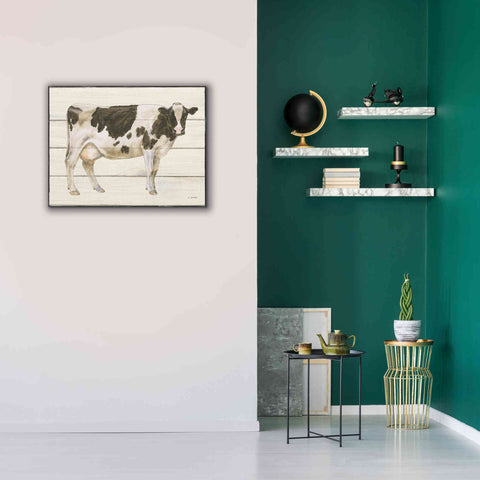 Image of 'Country Cow VII' by James Wiens, Canvas Wall Art,34 x 26