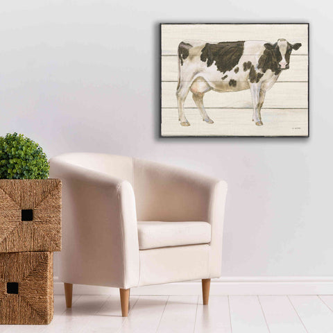Image of 'Country Cow VII' by James Wiens, Canvas Wall Art,34 x 26