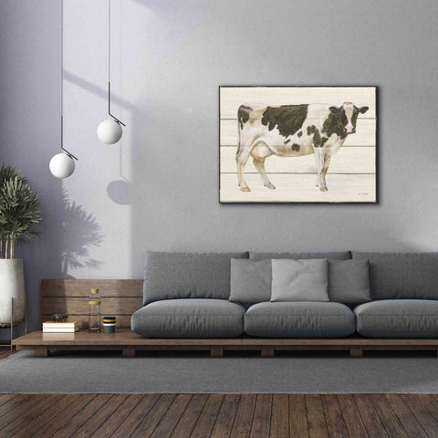 Image of 'Country Cow VII' by James Wiens, Canvas Wall Art,54 x 40