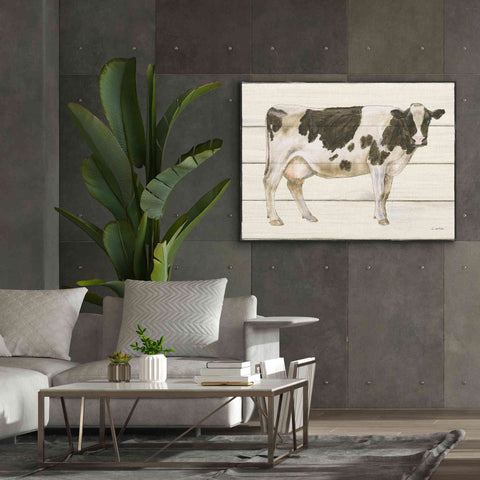 Image of 'Country Cow VII' by James Wiens, Canvas Wall Art,54 x 40