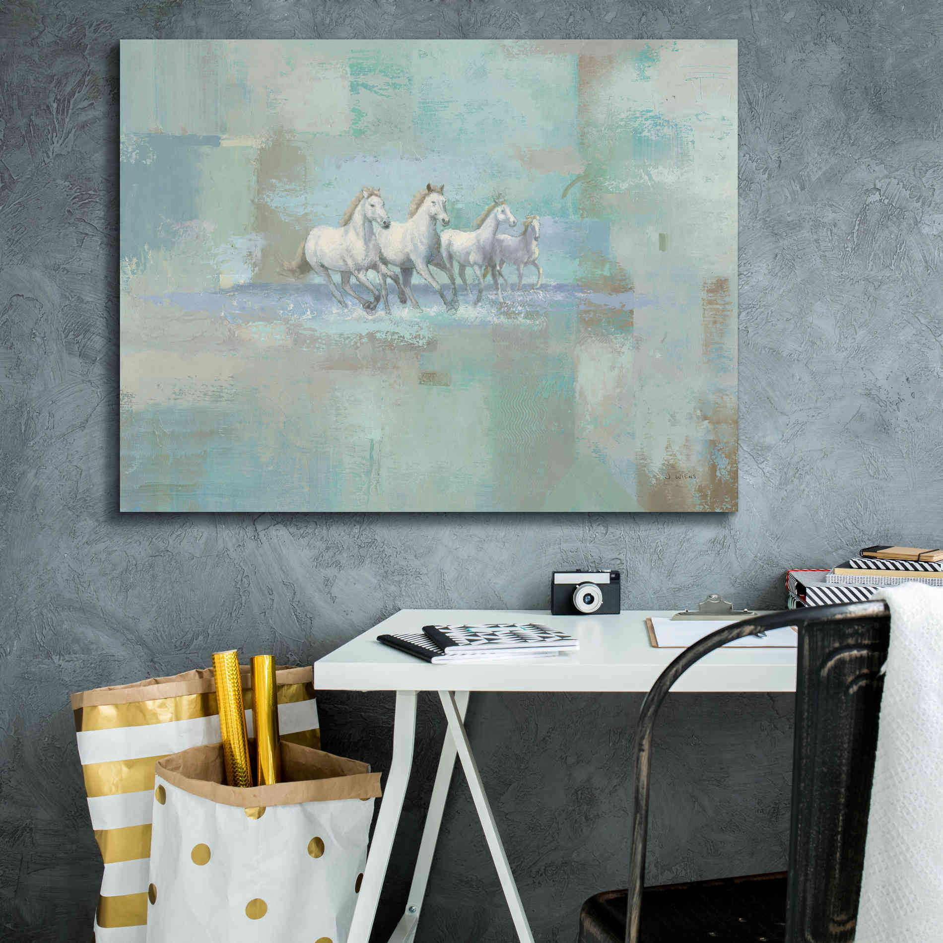 'Running Wild' by James Wiens, Canvas Wall Art,34 x 26