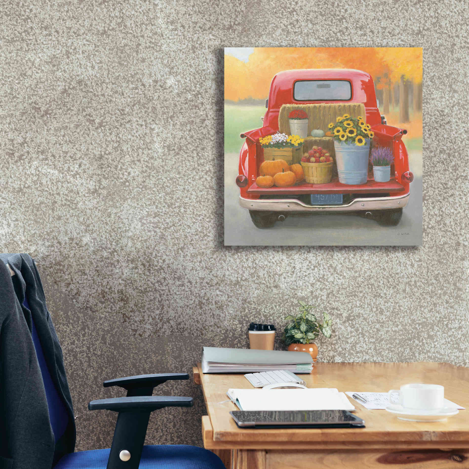 'Heartland Harvest Moments I' by James Wiens, Canvas Wall Art,26 x 26