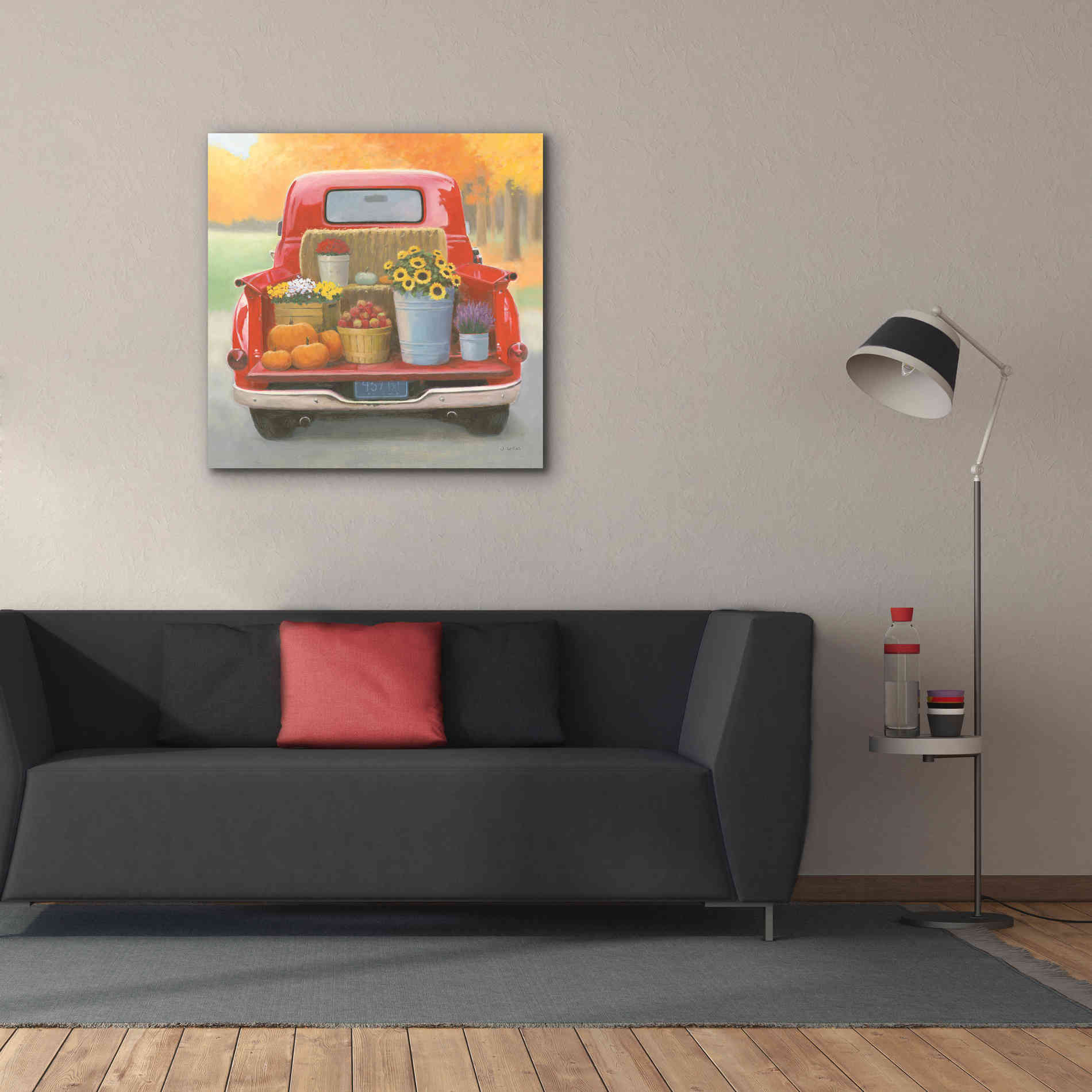 'Heartland Harvest Moments I' by James Wiens, Canvas Wall Art,37 x 37