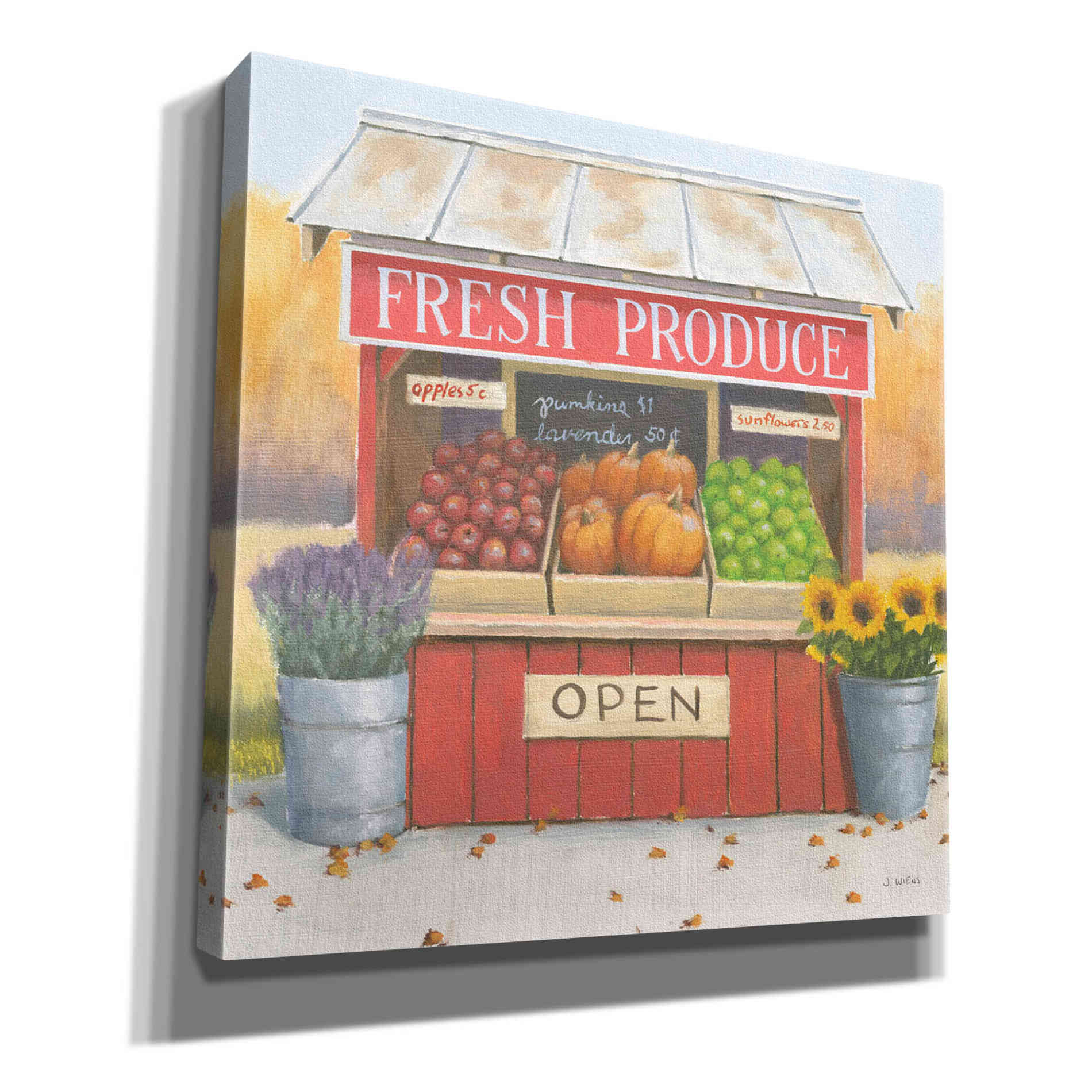 'Heartland Harvest Moments II' by James Wiens, Canvas Wall Art,12x12x1.1x0,18x18x1.1x0,26x26x1.74x0,37x37x1.74x0
