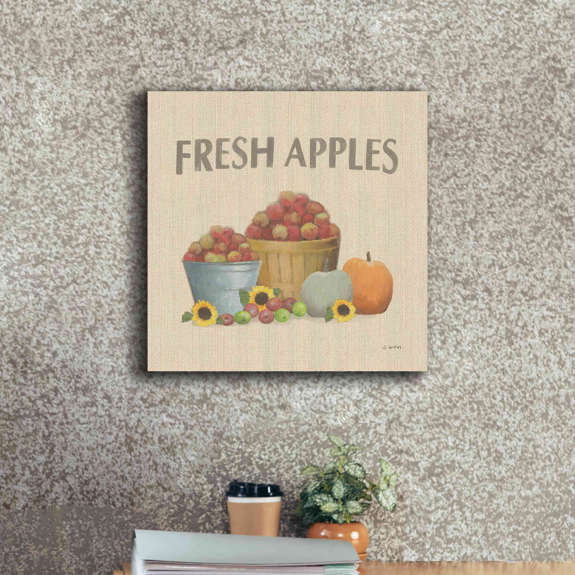 'Heartland Harvest Moments III' by James Wiens, Canvas Wall Art,18 x 18