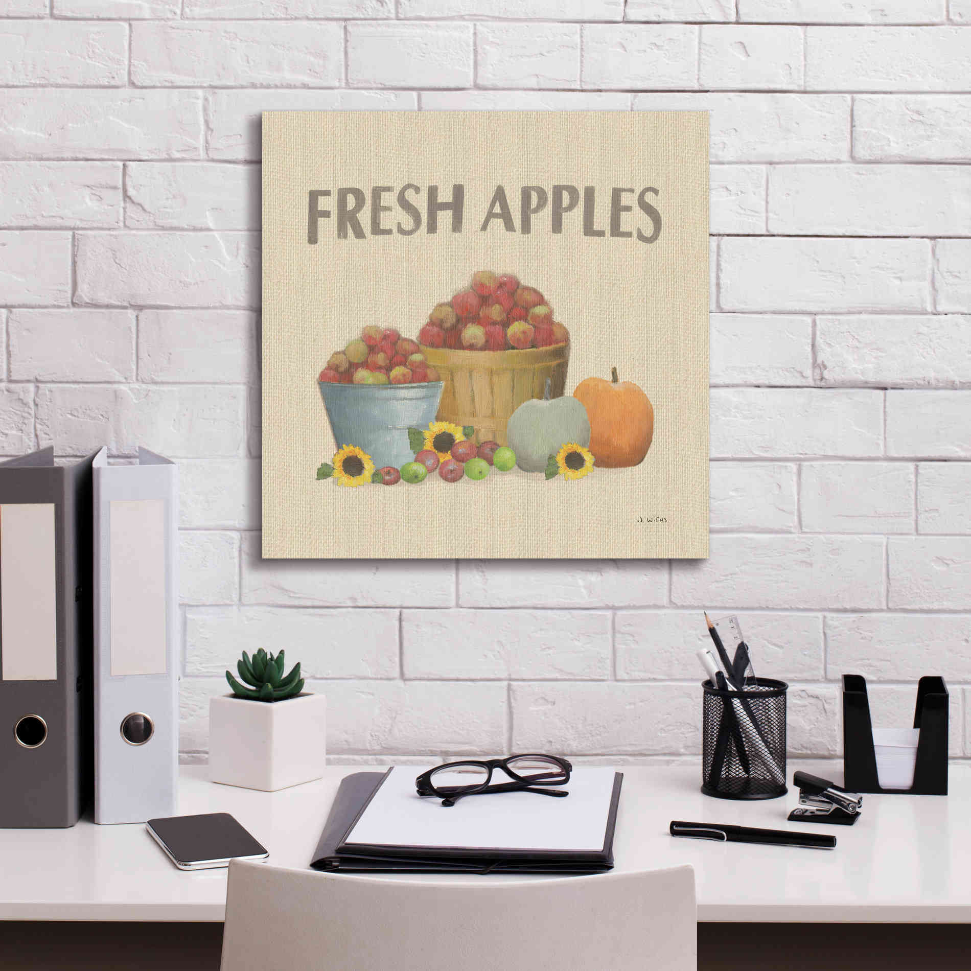 'Heartland Harvest Moments III' by James Wiens, Canvas Wall Art,18 x 18