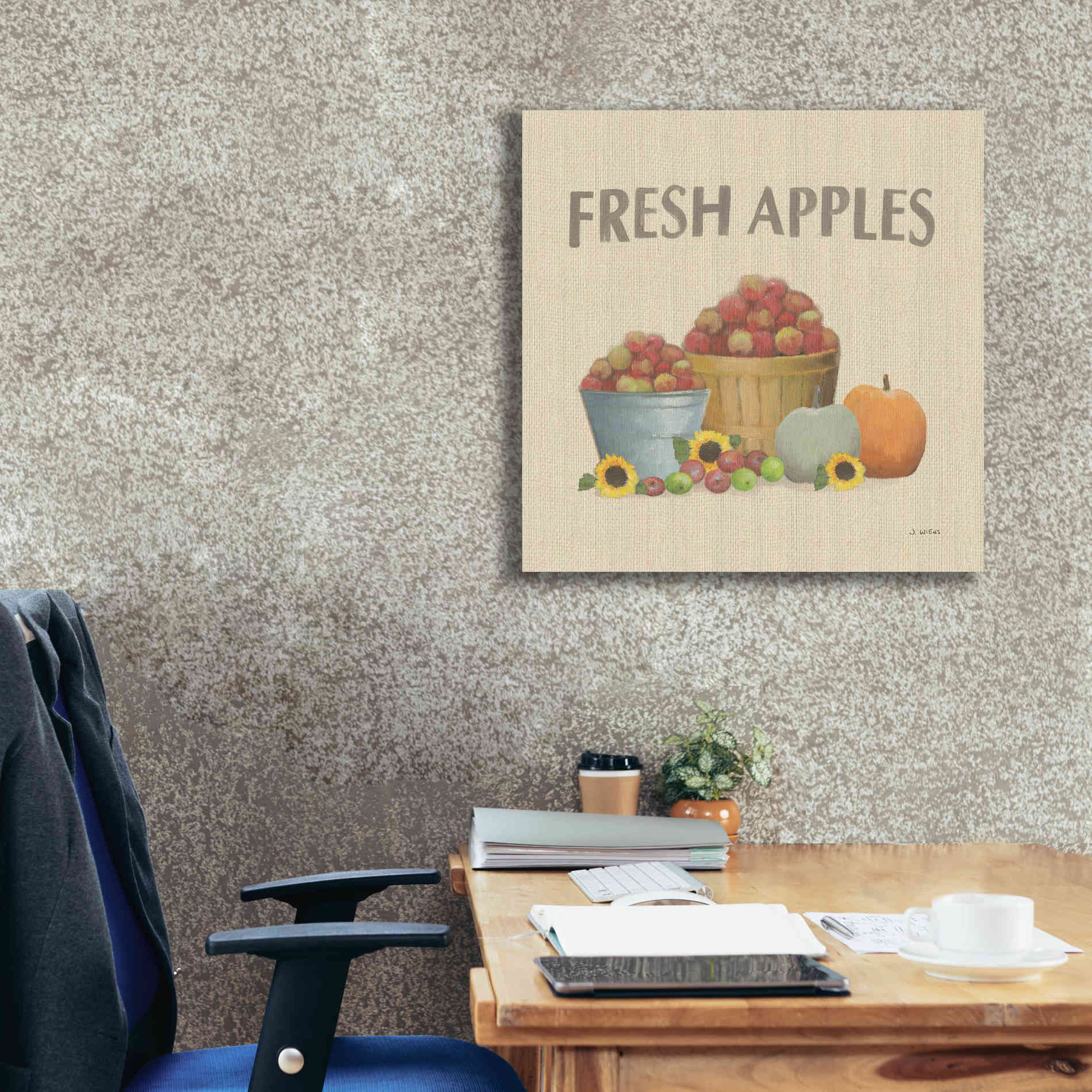 'Heartland Harvest Moments III' by James Wiens, Canvas Wall Art,26 x 26