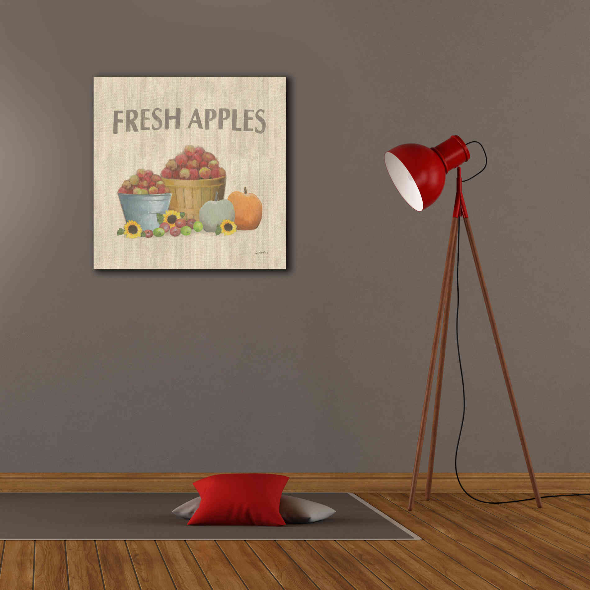 'Heartland Harvest Moments III' by James Wiens, Canvas Wall Art,26 x 26