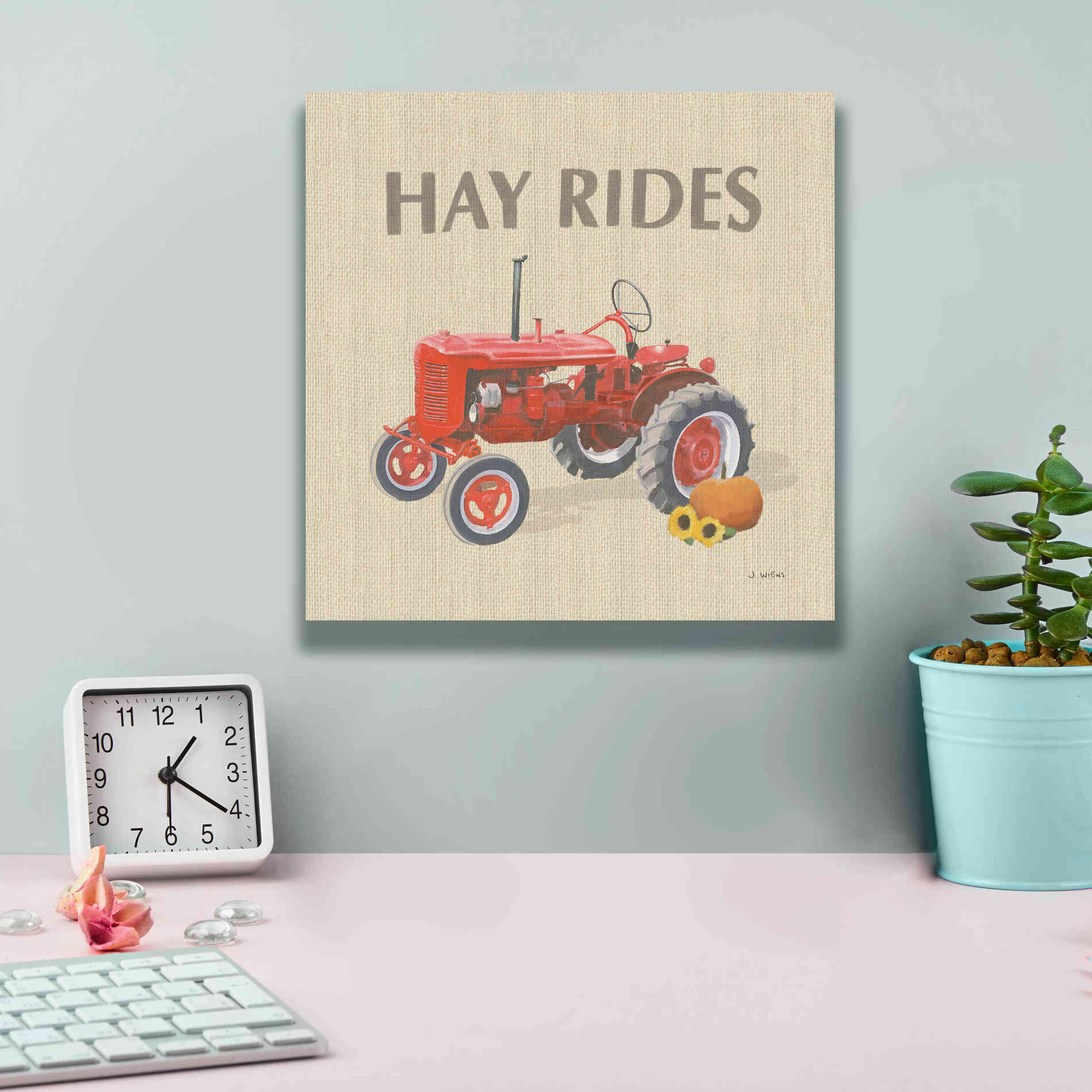 'Heartland Harvest Moments V' by James Wiens, Canvas Wall Art,12 x 12