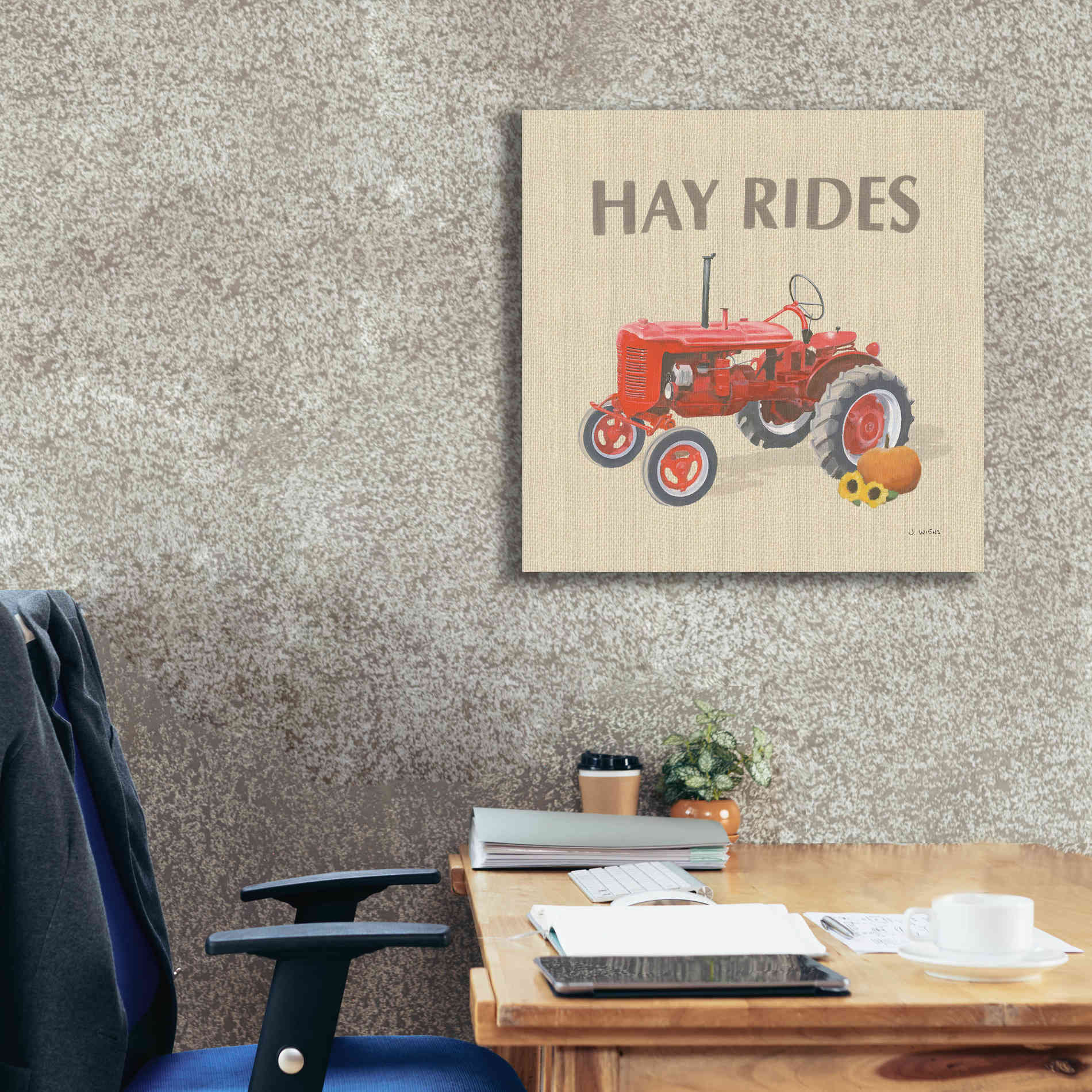 'Heartland Harvest Moments V' by James Wiens, Canvas Wall Art,26 x 26