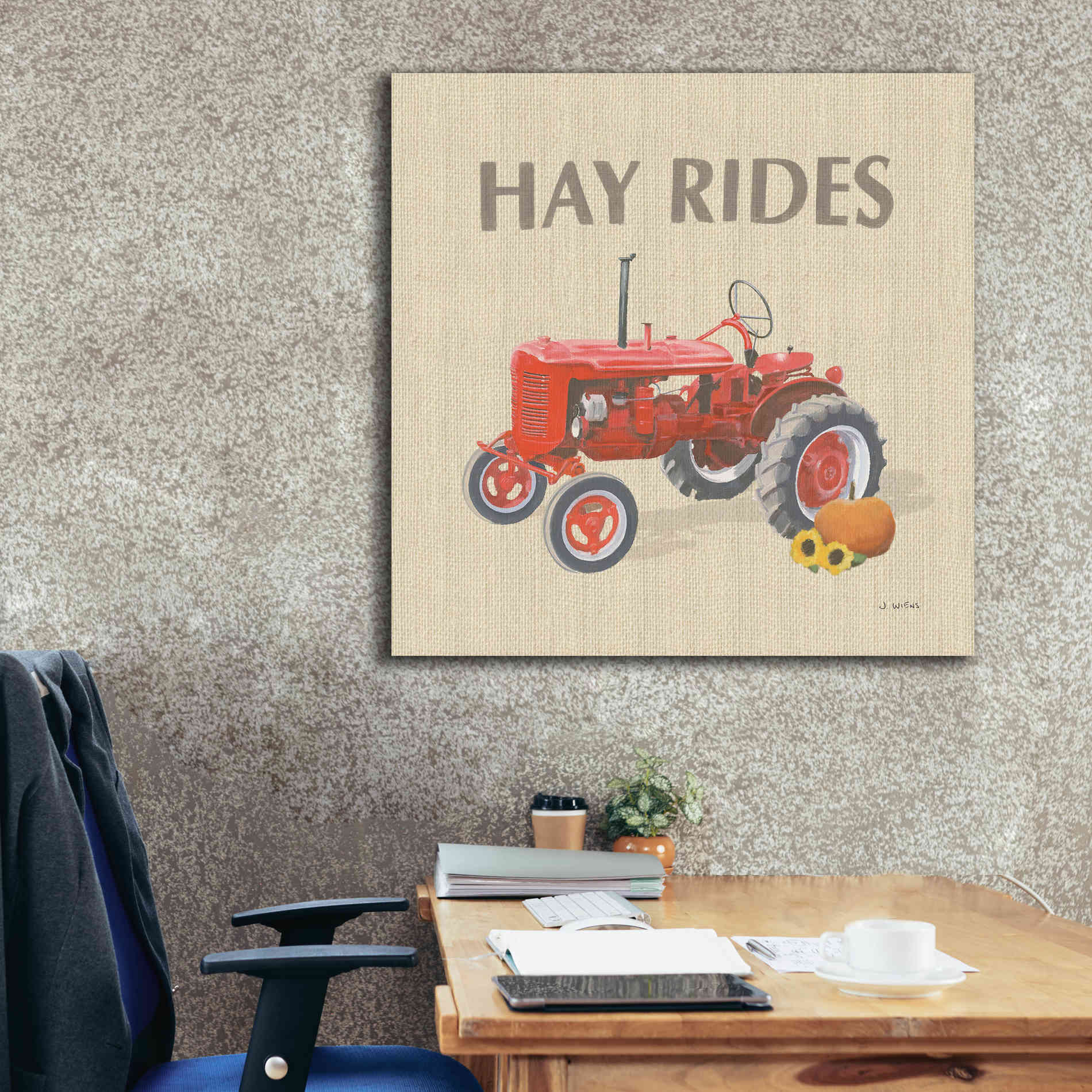 'Heartland Harvest Moments V' by James Wiens, Canvas Wall Art,37 x 37