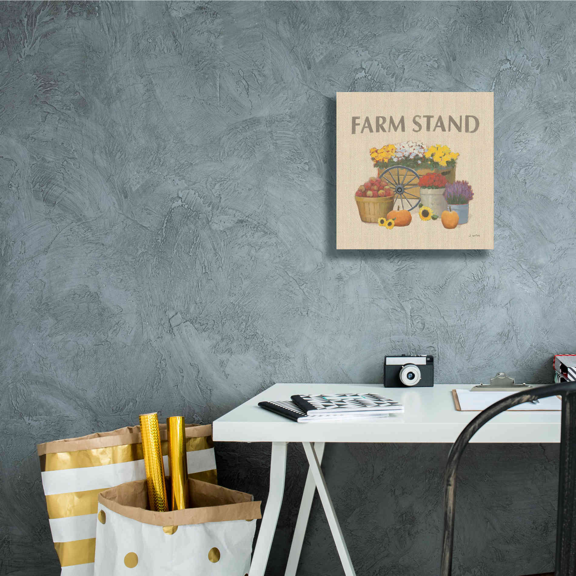 'Heartland Harvest Moments VI' by James Wiens, Canvas Wall Art,12 x 12